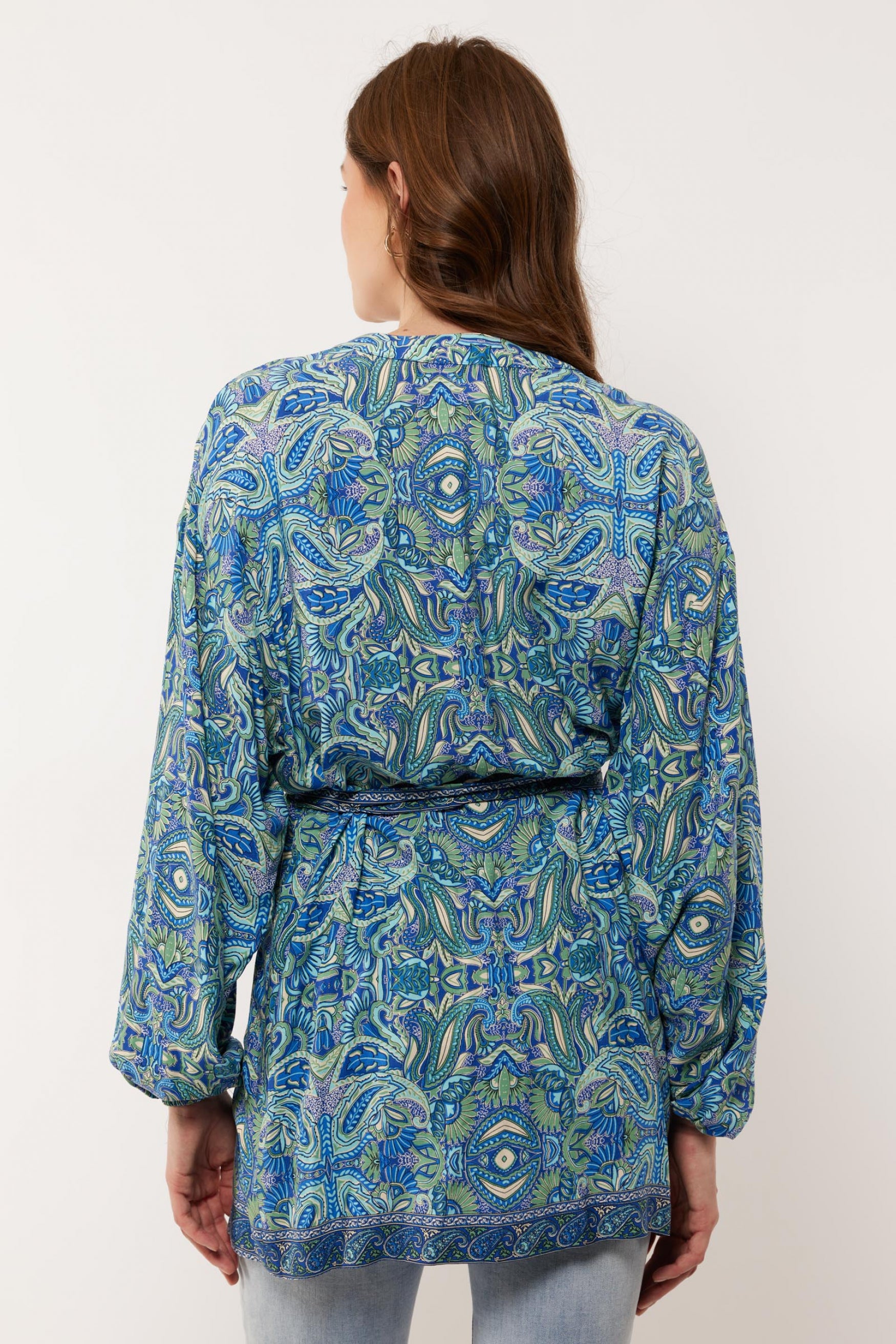 Coco kimono | Cornflower Blue/Color Mix