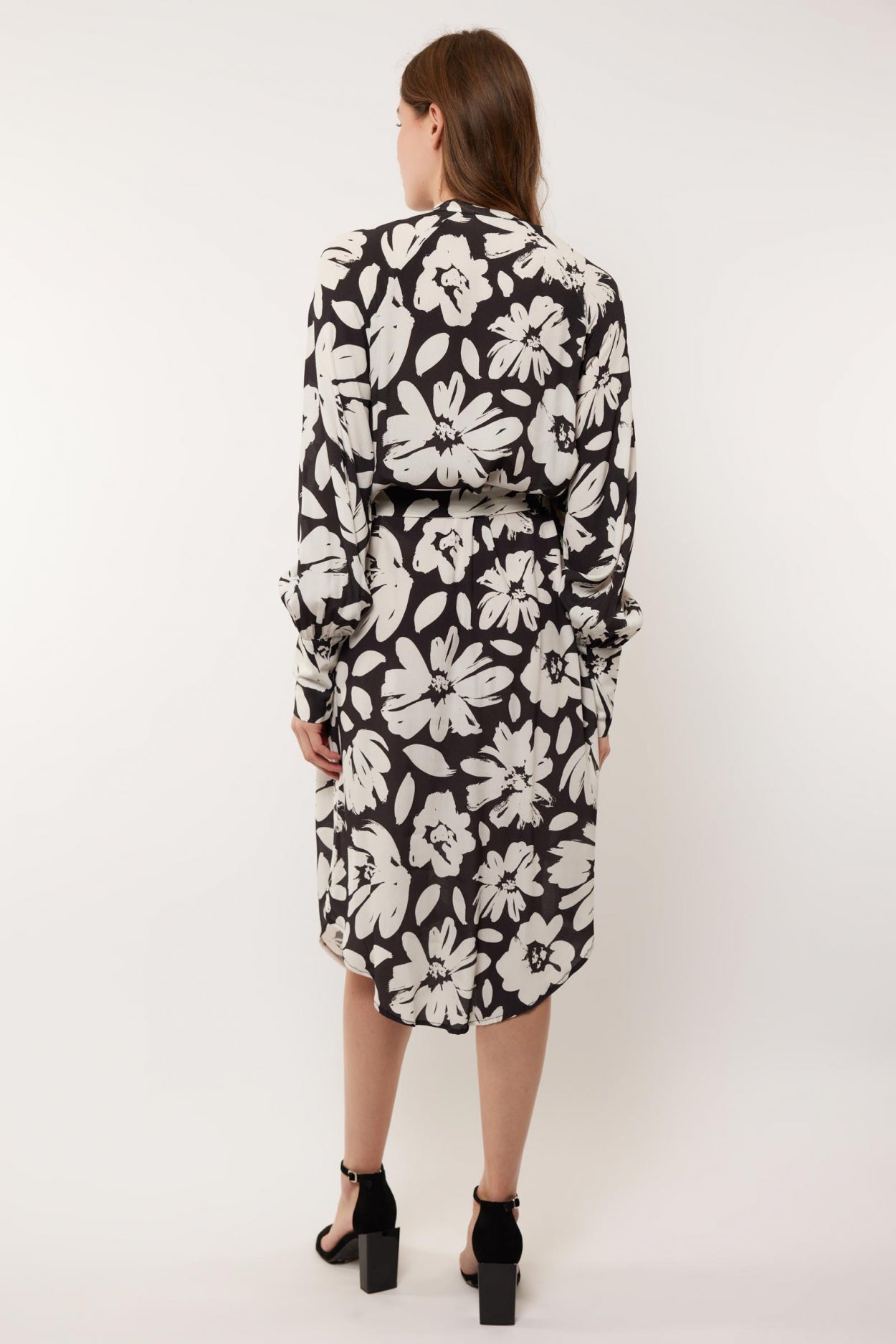 Bertine-Kleid | Cremeweiß/Schwarz