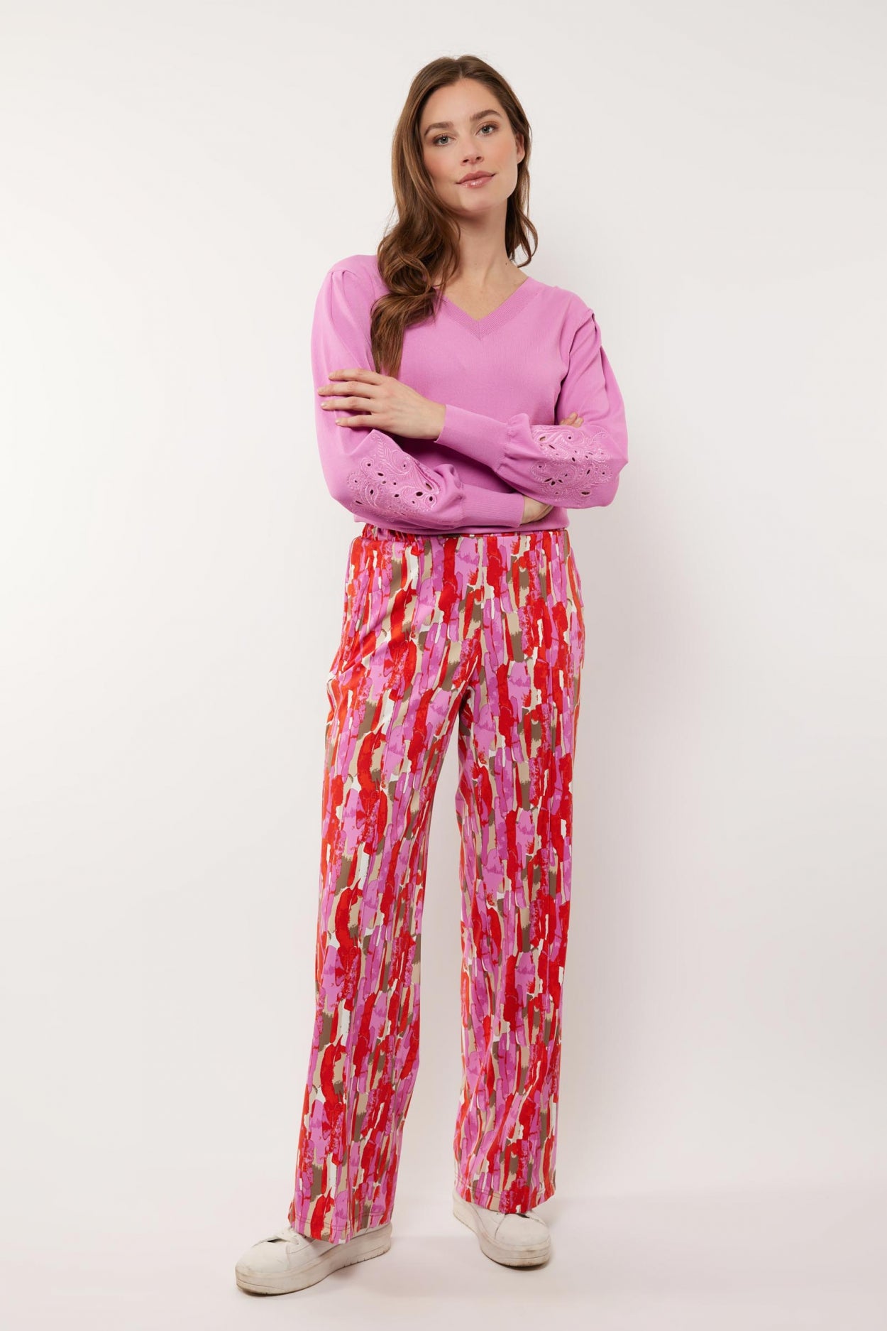 Miley pants | Poppy/Super Pink