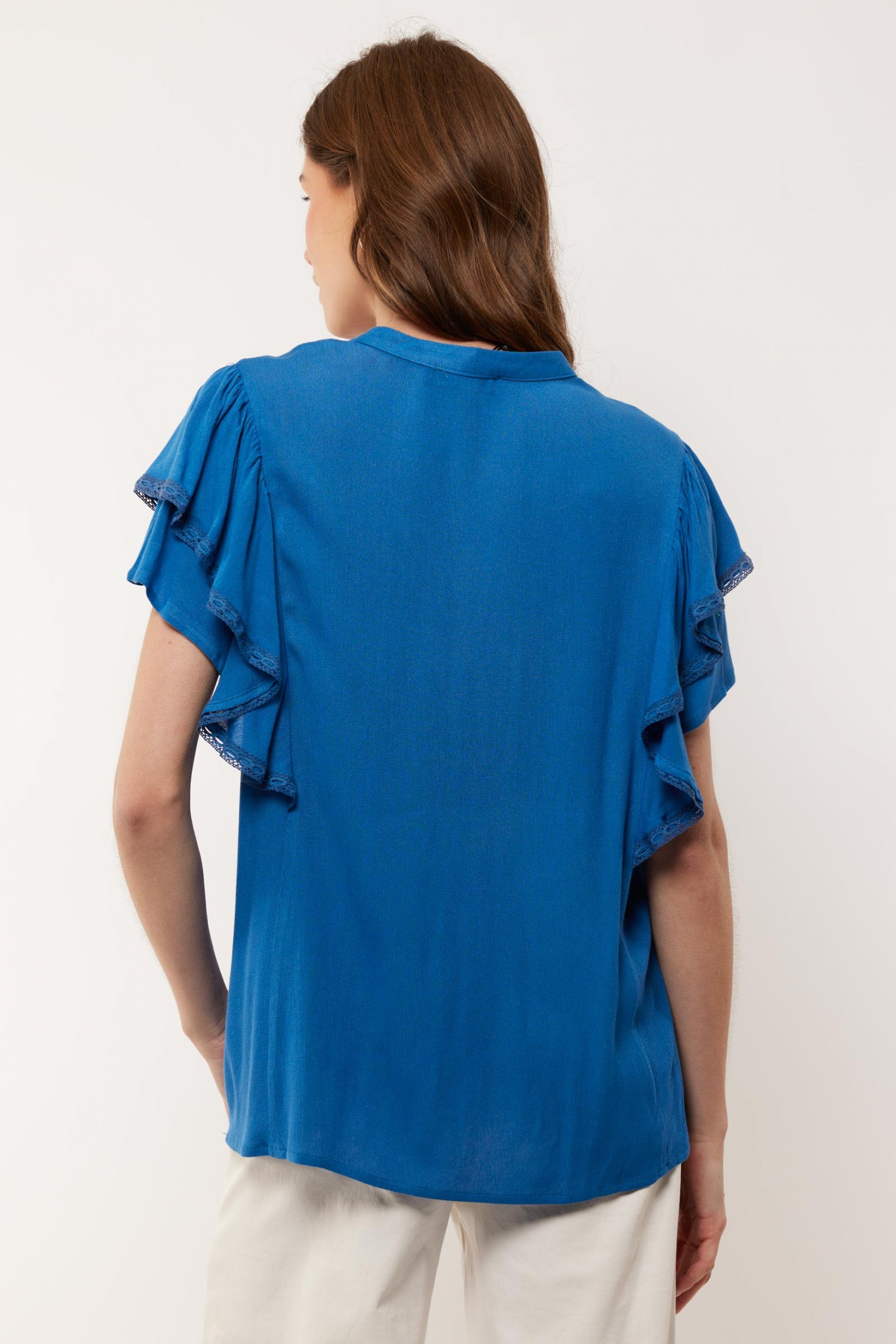 Cecile oben | Kornblumenblau