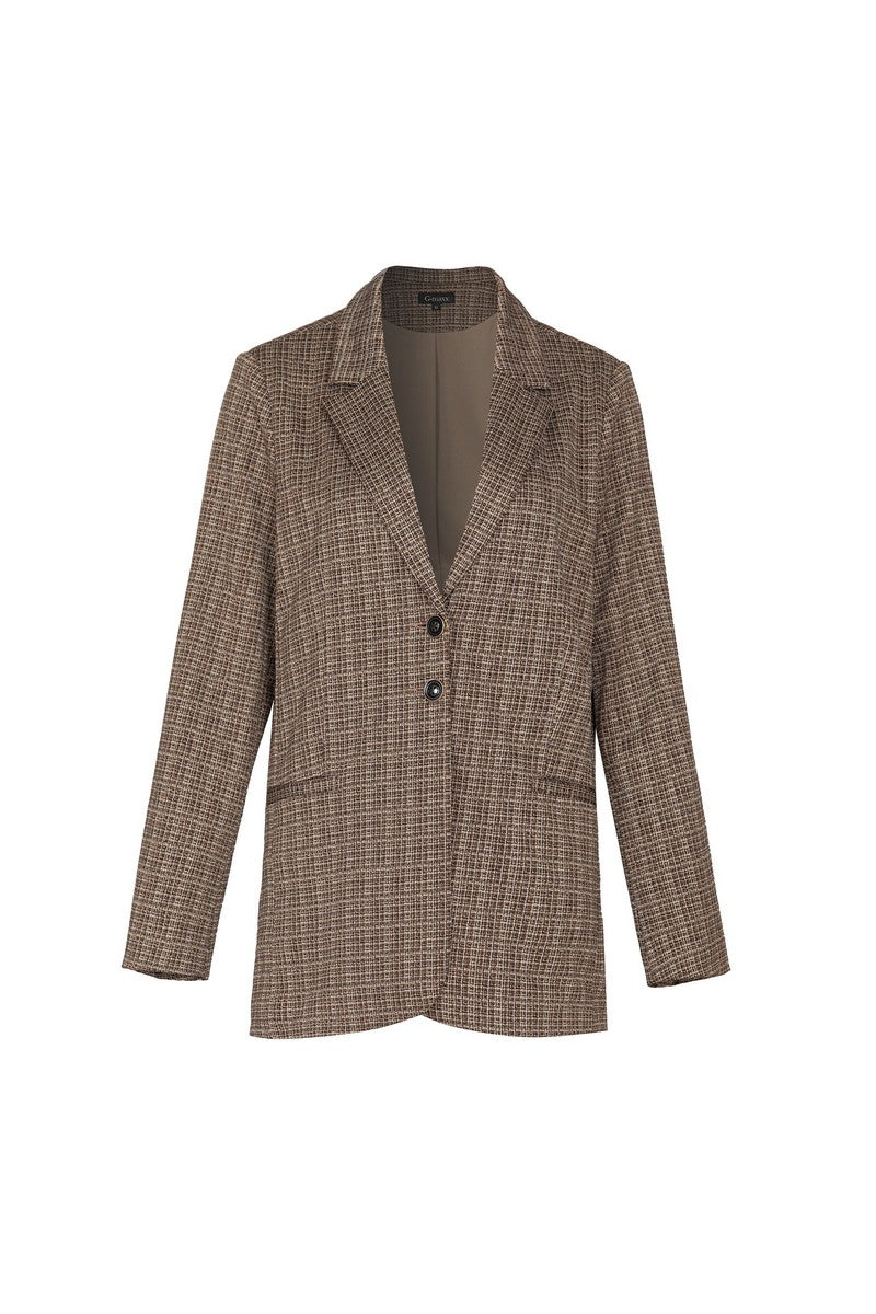 Marlie blazer | Black/Camel