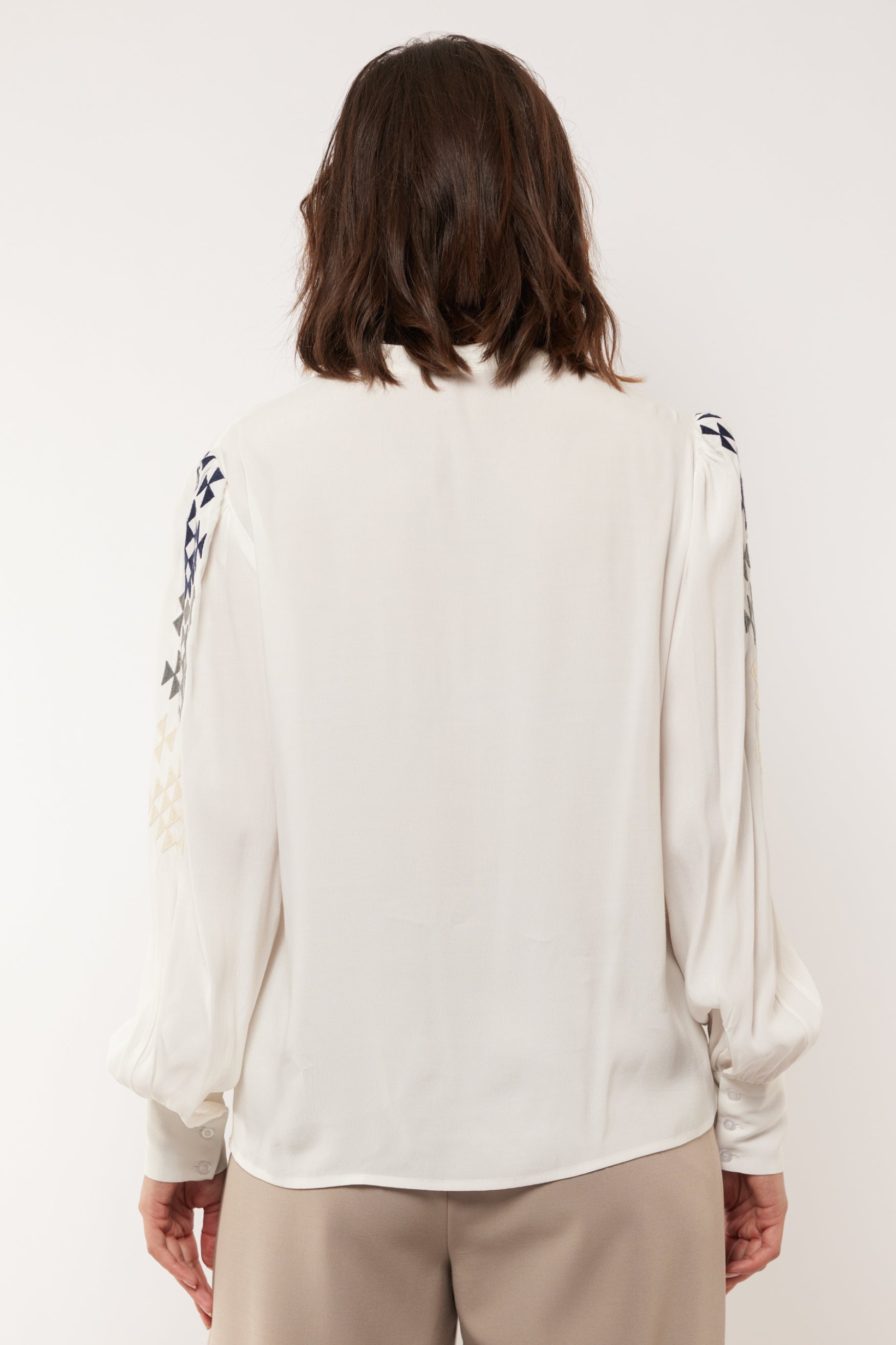 Eerin-Bluse | Cremefarben