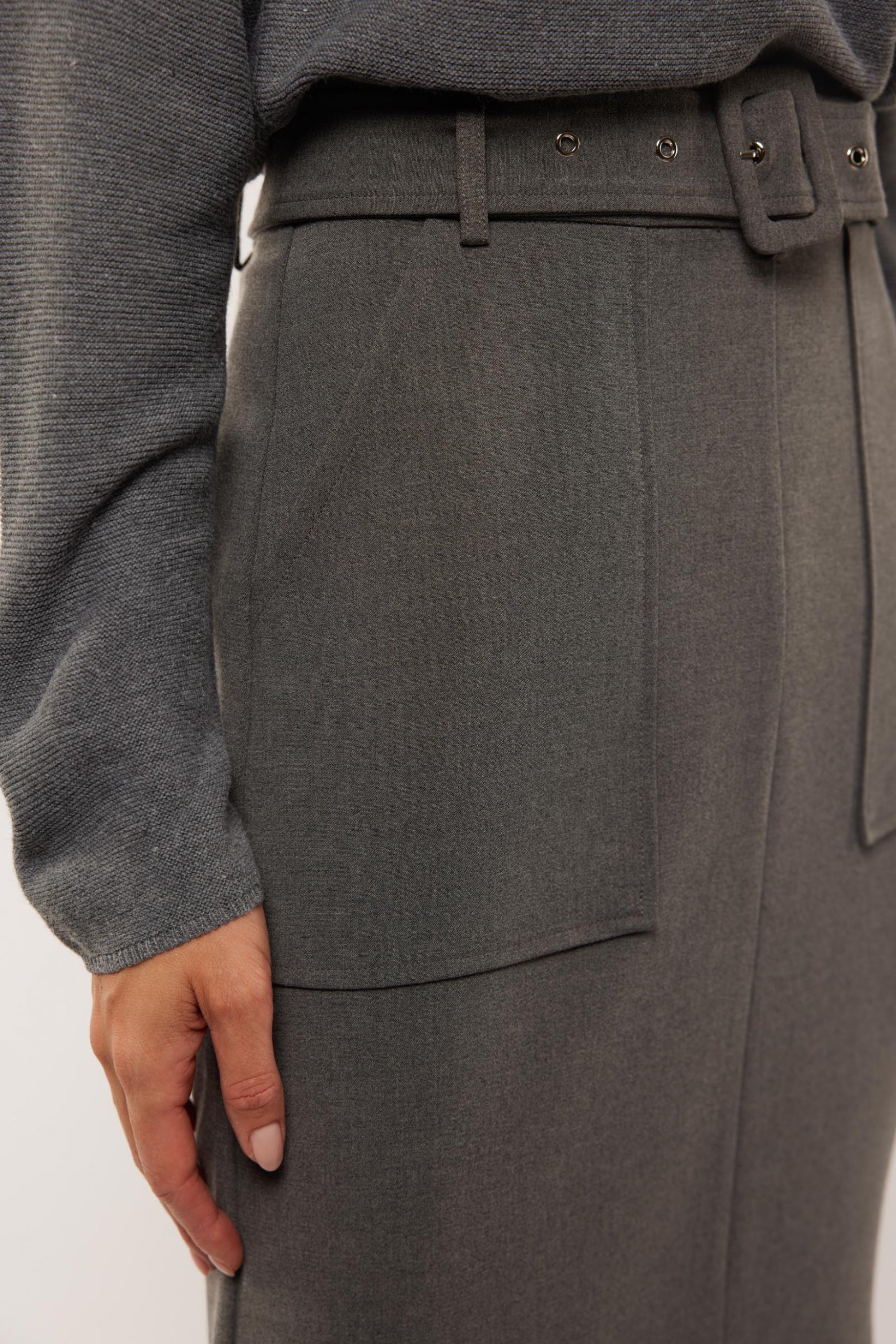 Belanna skirt | Gray Melange