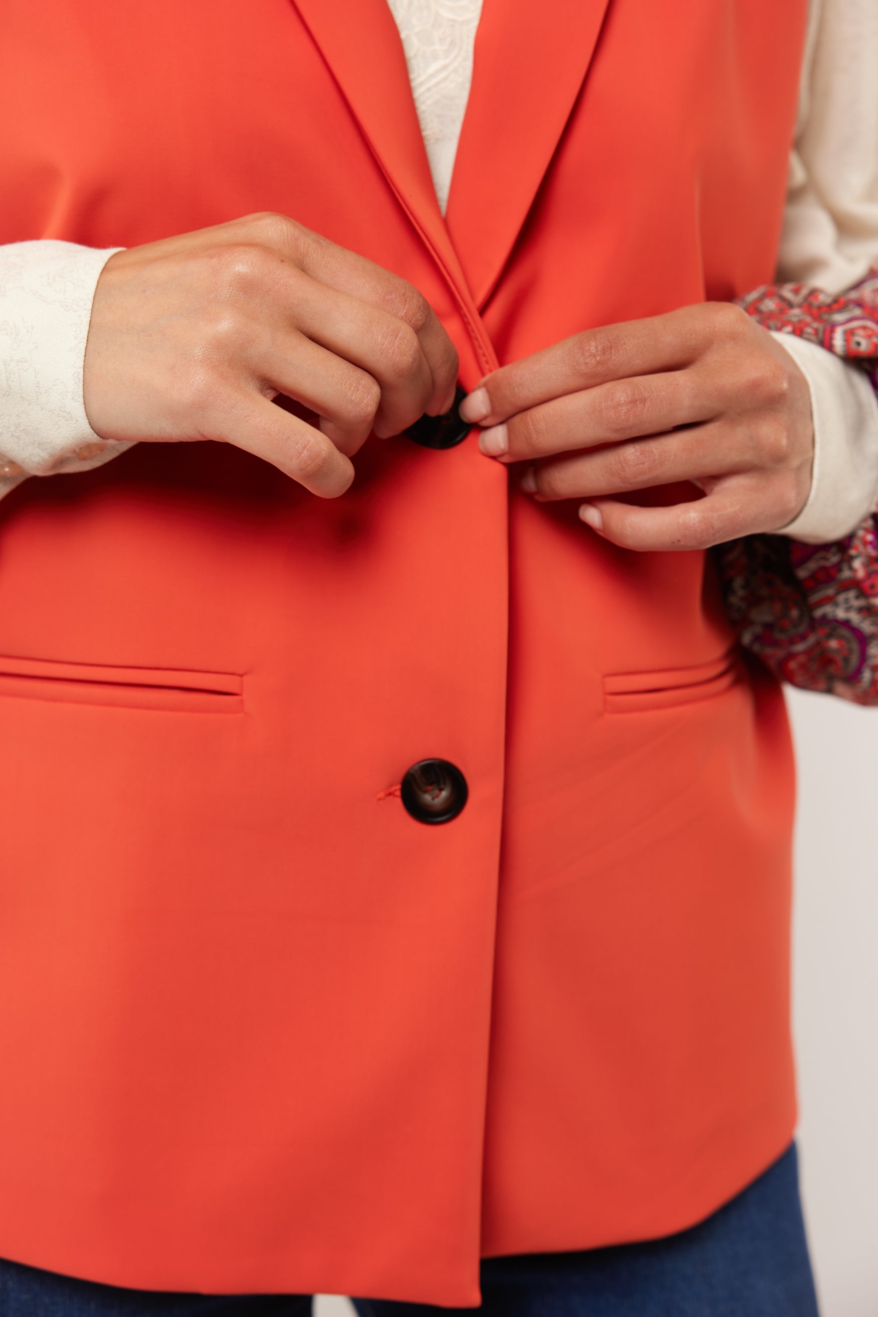 Ella gilet | Dark Papaya