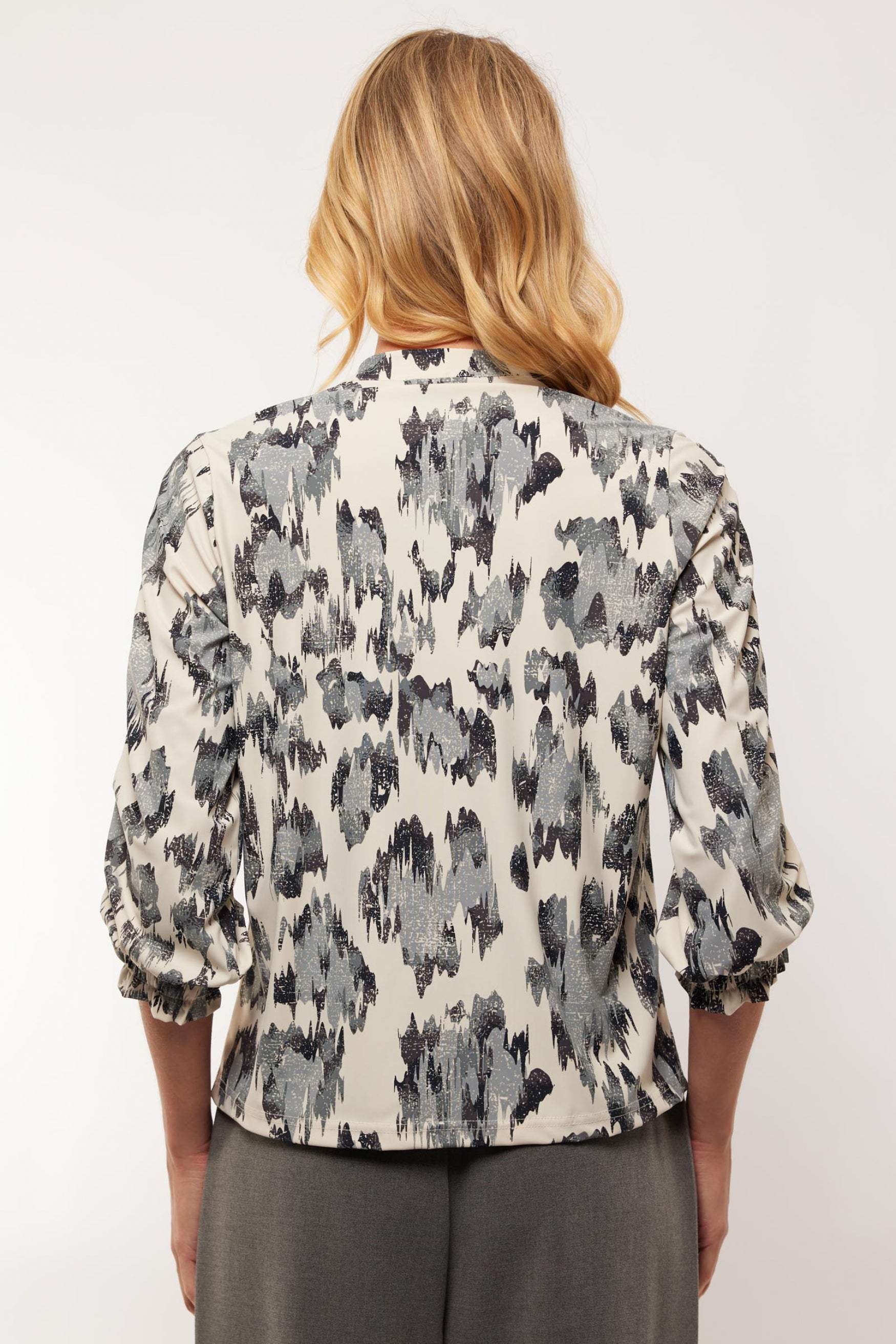 Eda-Bluse | Sand/Rauch