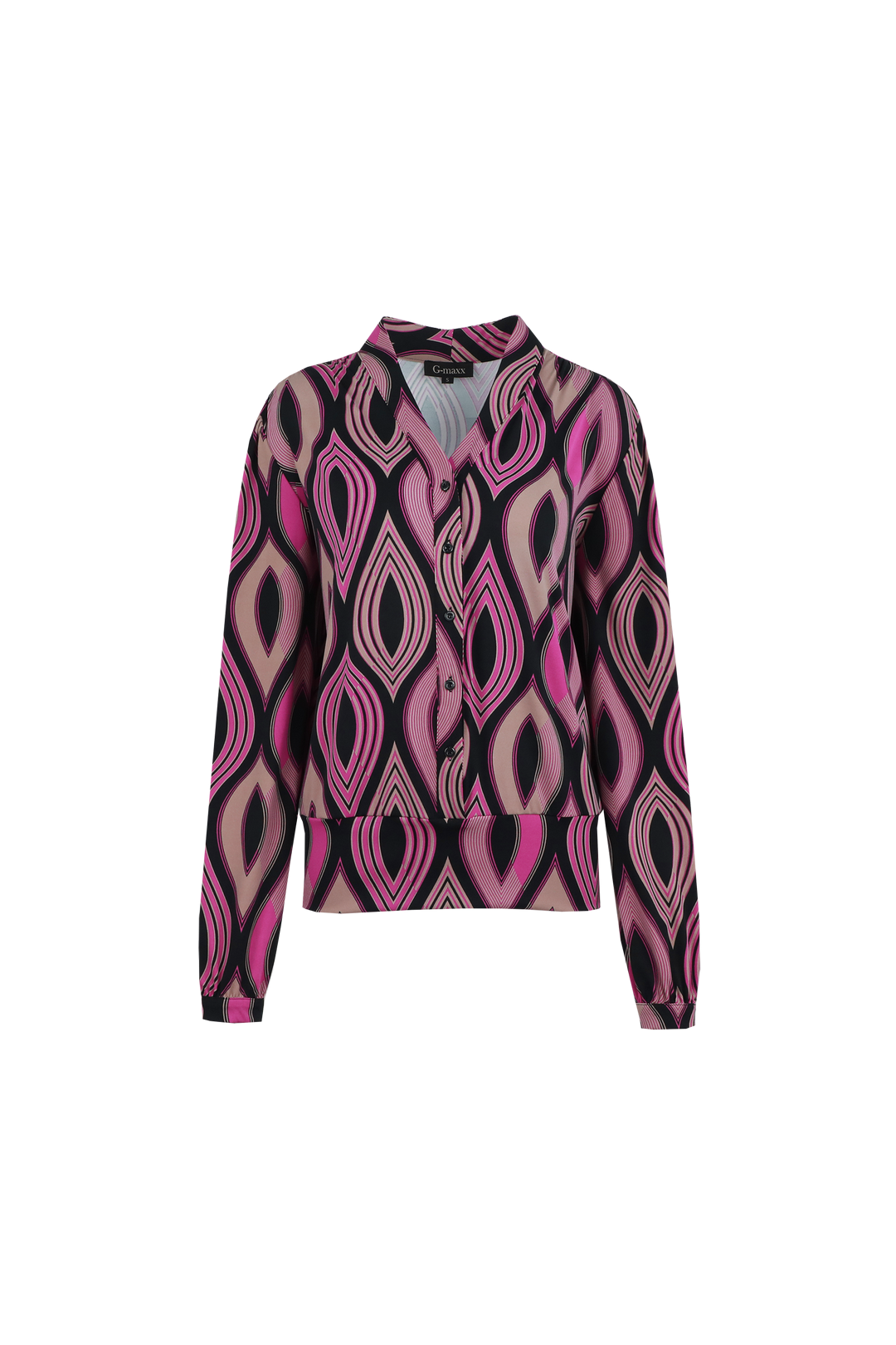 Else blouse | Berry/Black