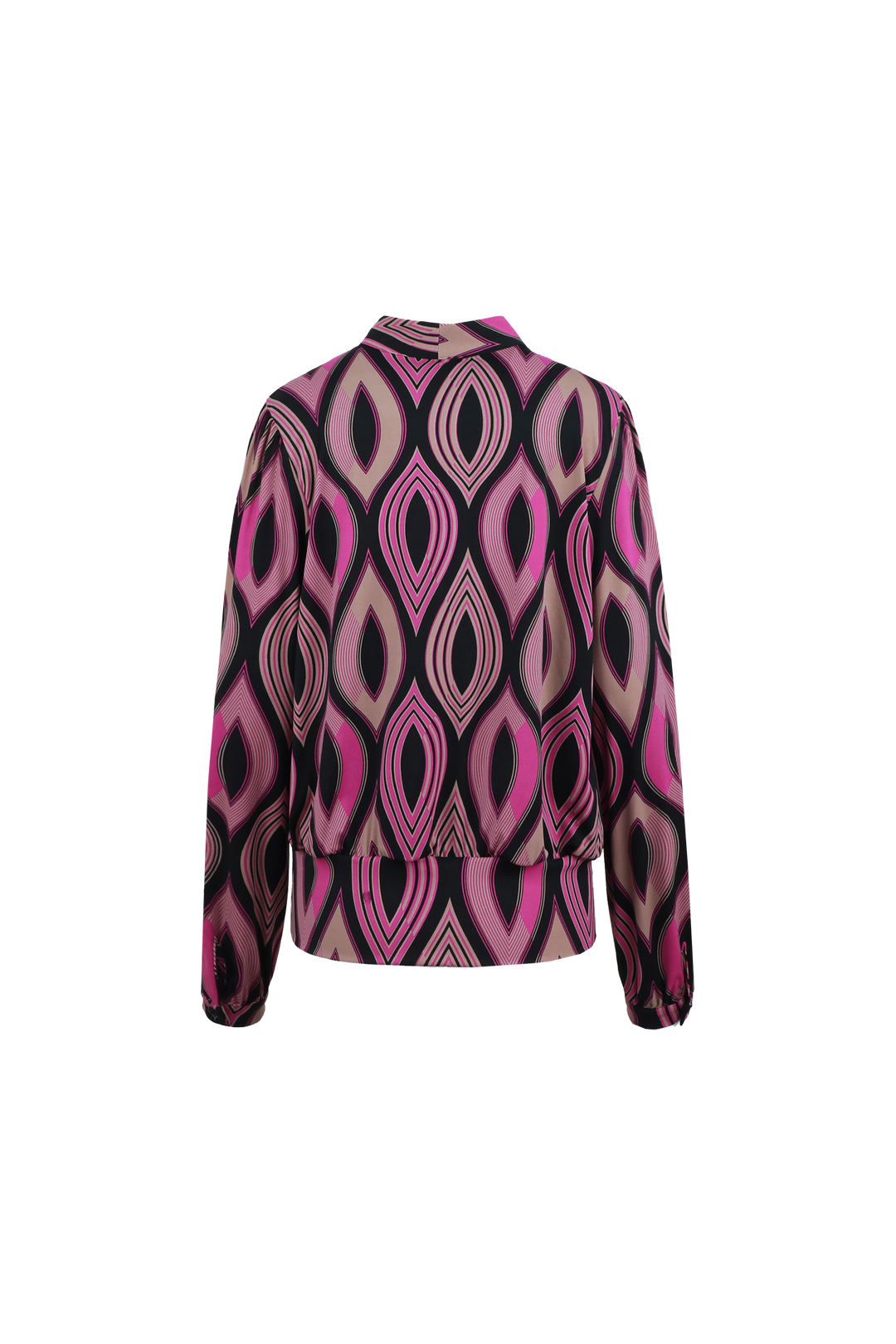 Else blouse | Berry/Black