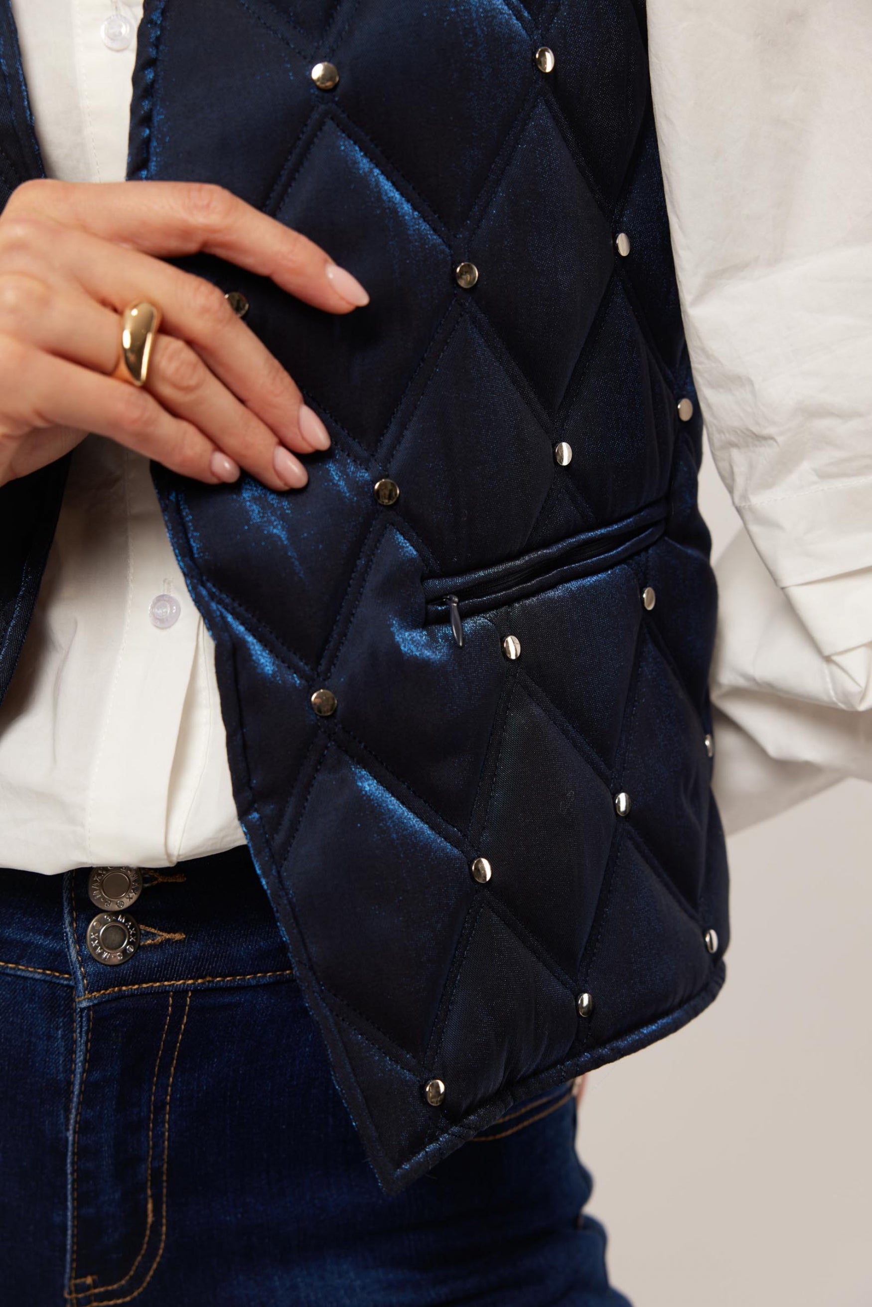 Ellinora waistcoat | Midnight Blue