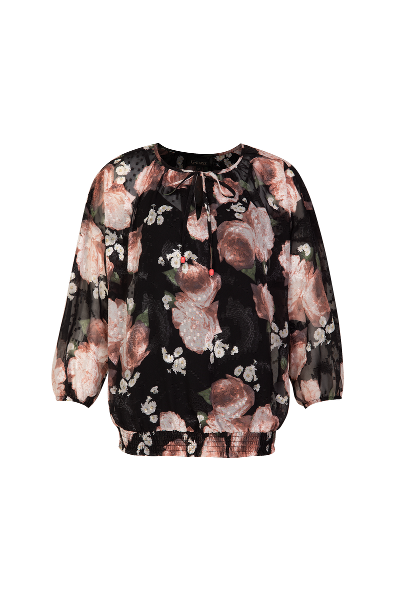 Payton-Oberteil | Schwarz/Mehrfarbig