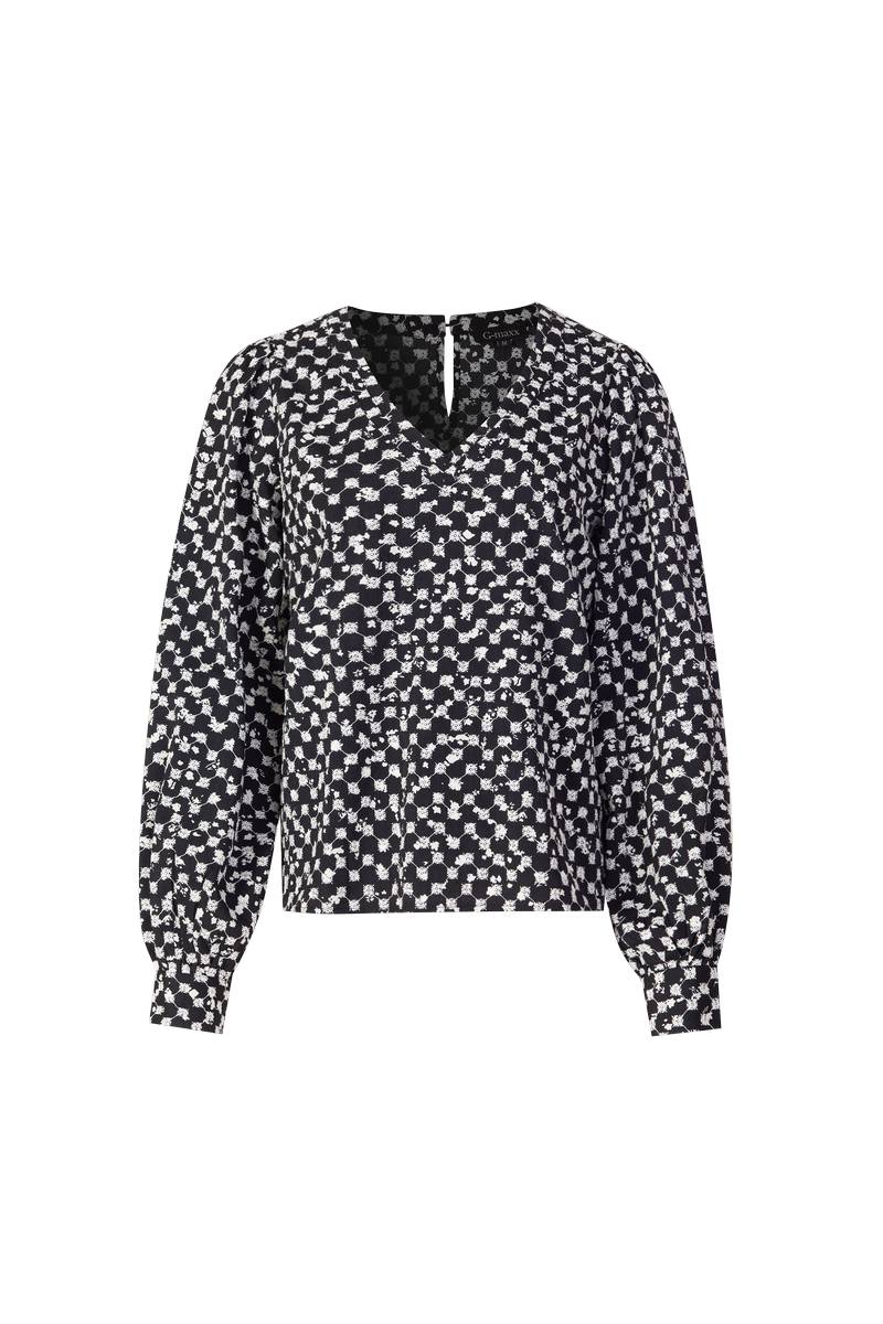 Bani-Oberteil | Schwarz/Offwhite