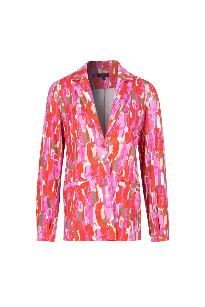 Eliane blazer | Poppy/Super Pink