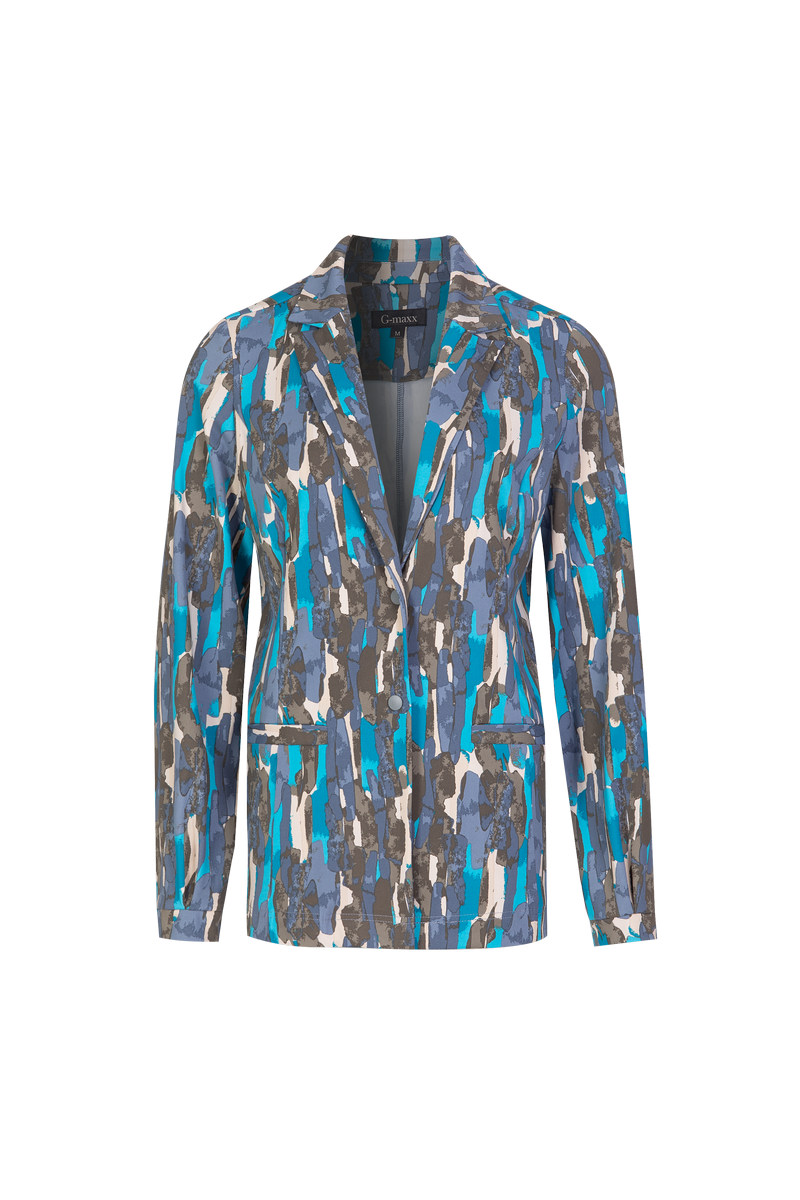 Eliane blazer | Light Jeans Blue/Bermuda Blue