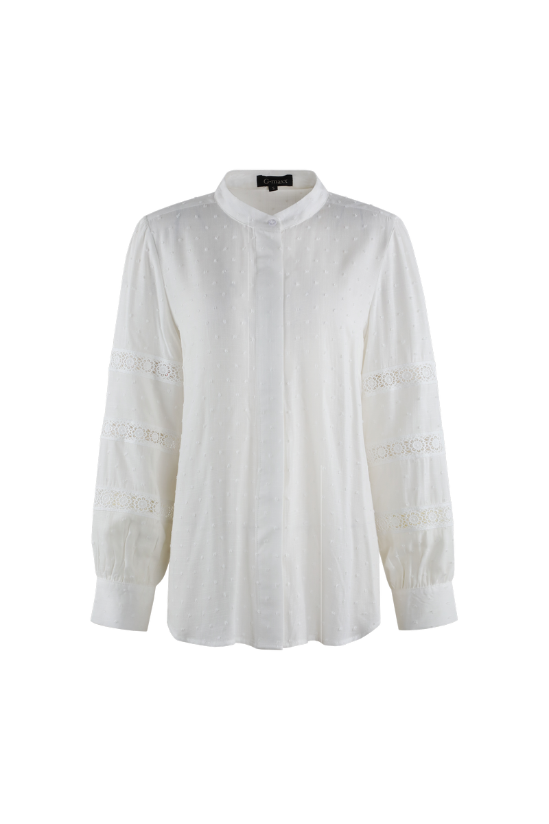 Mylie-Bluse | Cremefarben