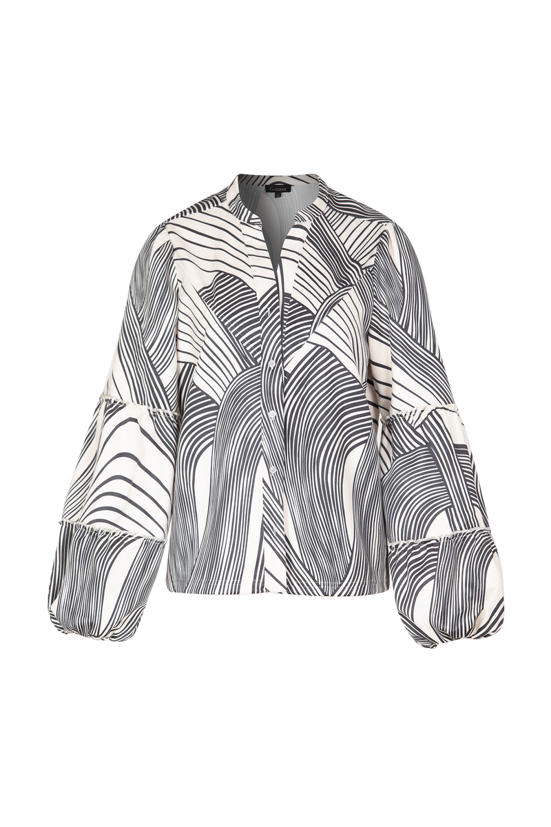 Aimy blouse | Sand/Black