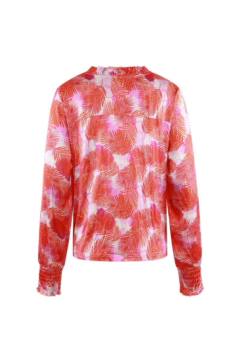 Monica blouse | Super Pink/Poppy