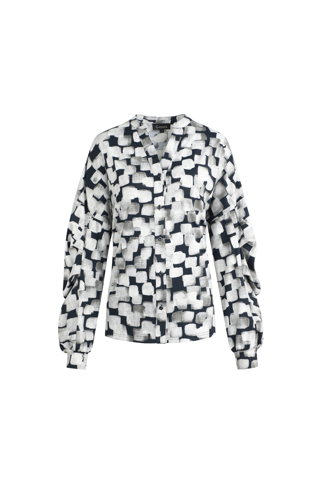 Hayden blouse | Black/Gray