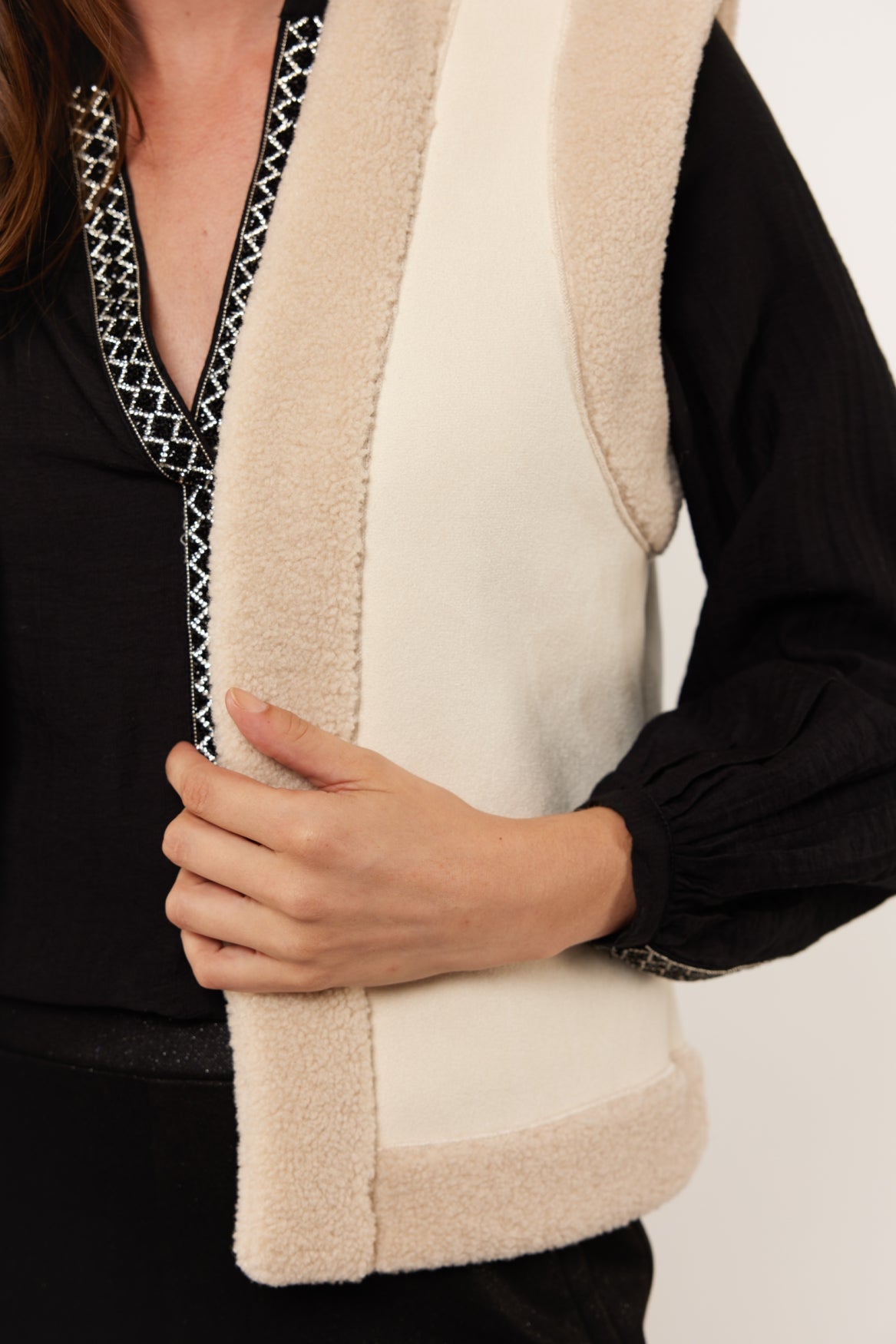 Isabela vest | Sand