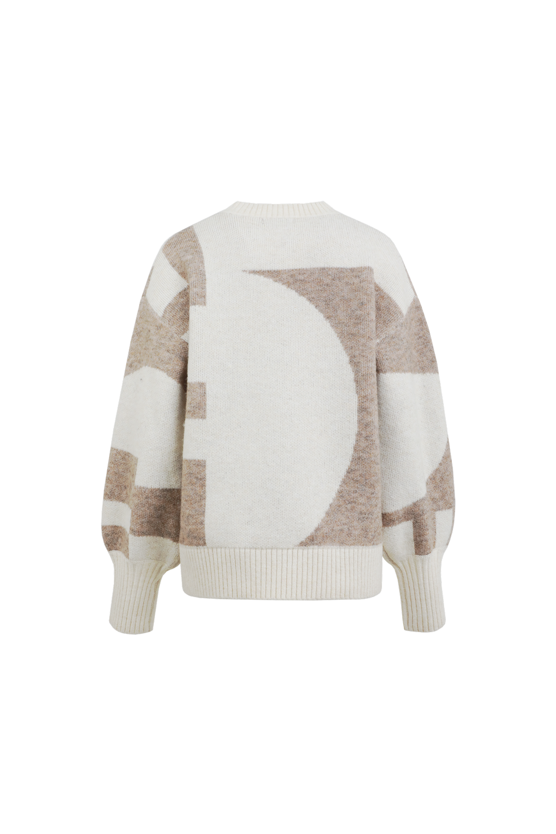 Elzana sweater | Wool White/Sahara