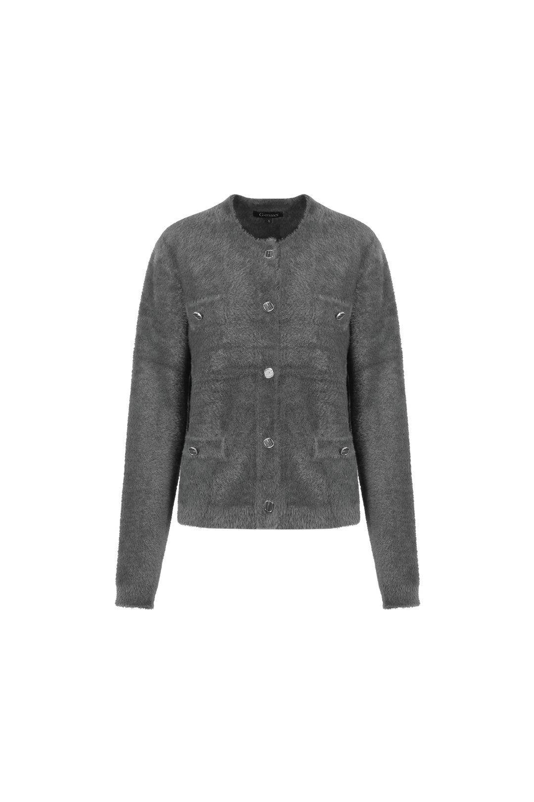 Ennie-Strickjacke | Dunkelgrau