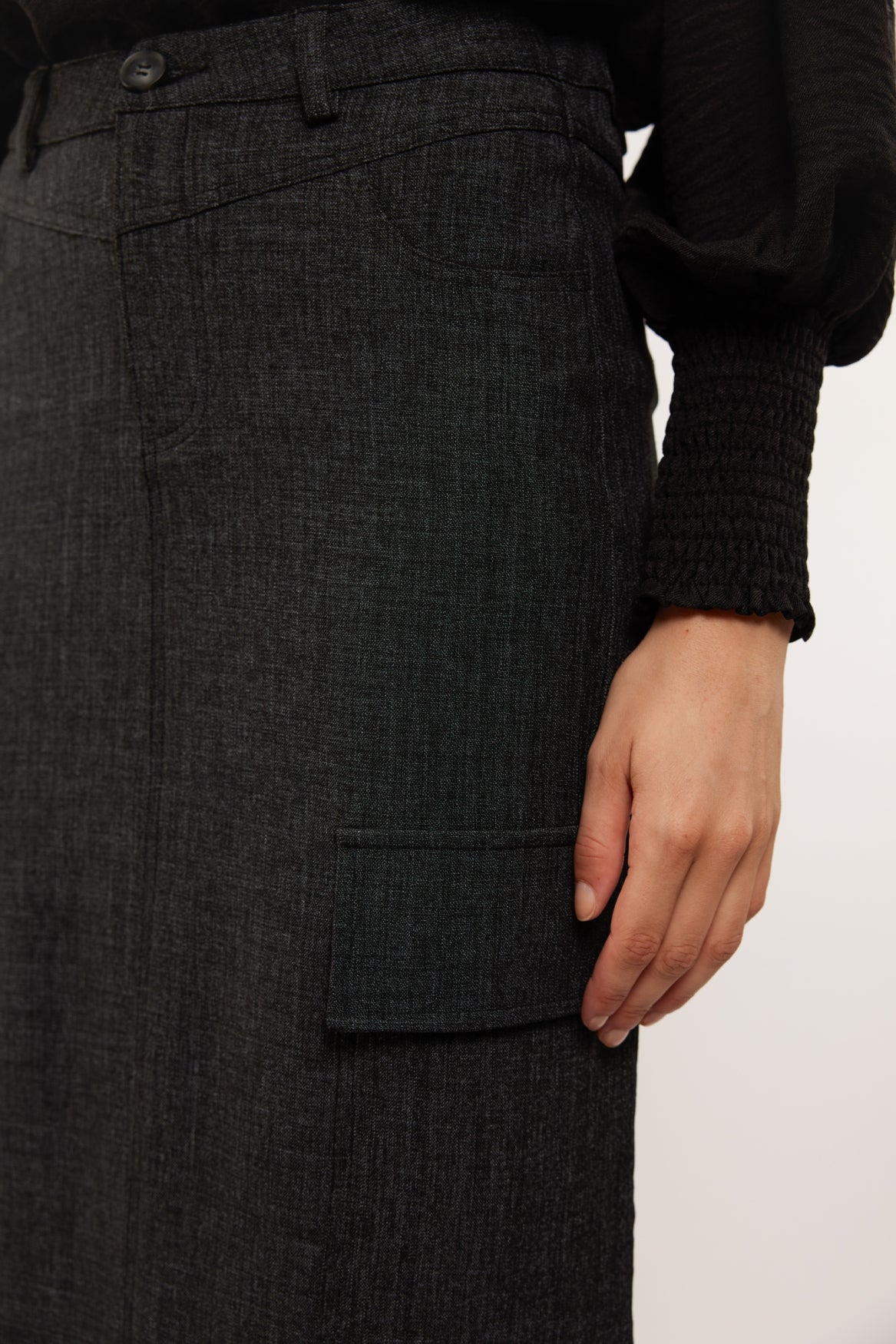 Eldina skirt | Black/Dark Gray