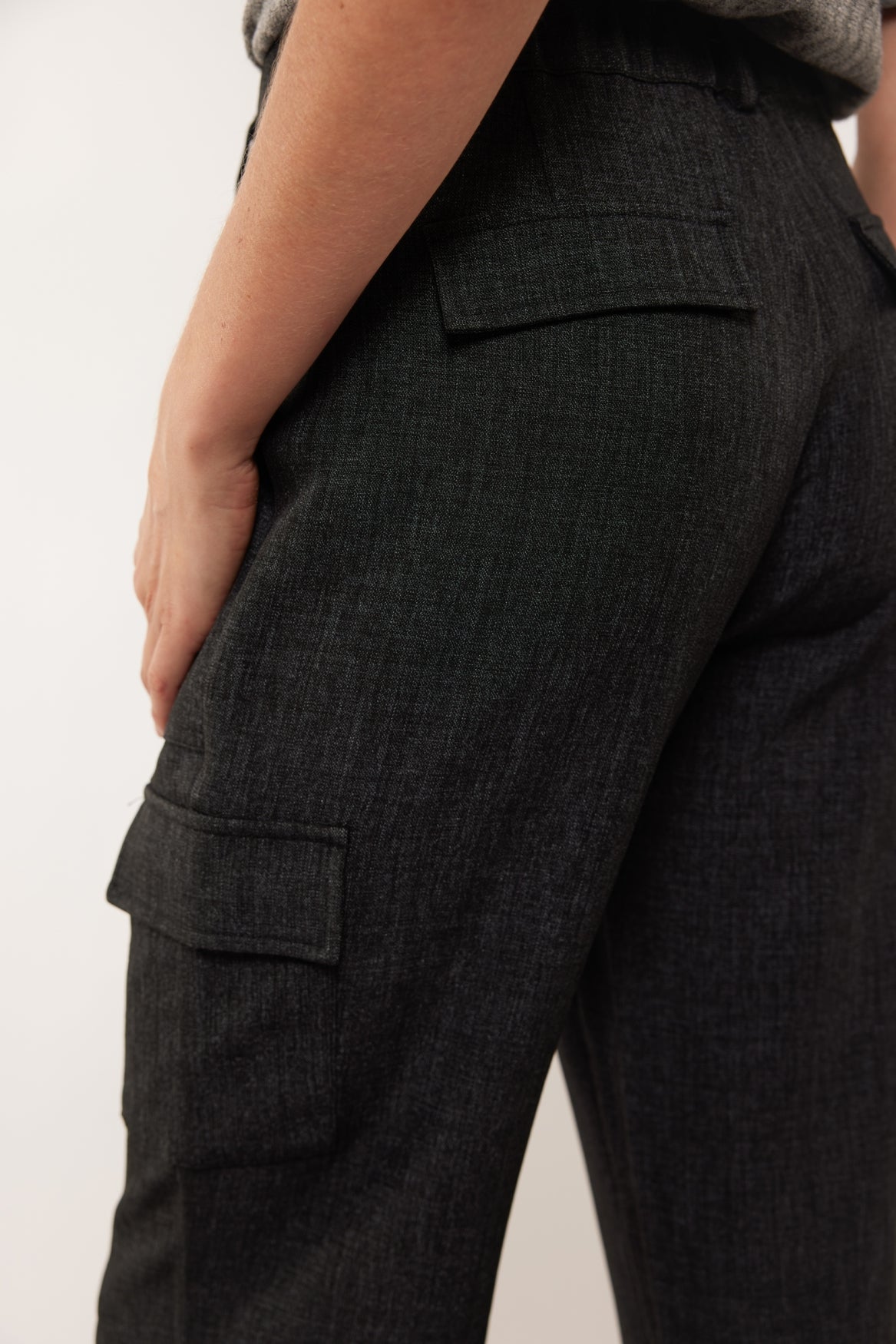 Elira pants | Black/Dark Gray