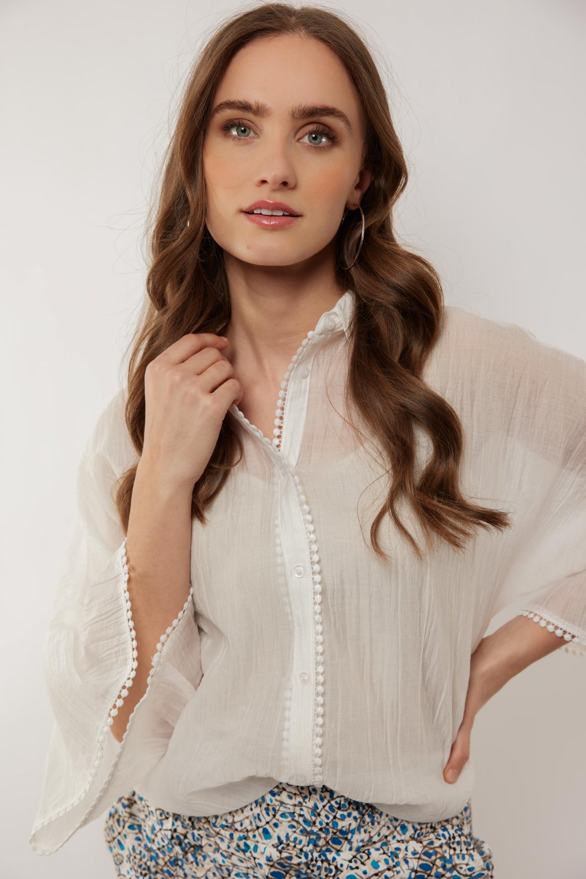 Dalia blouse | Offwhite