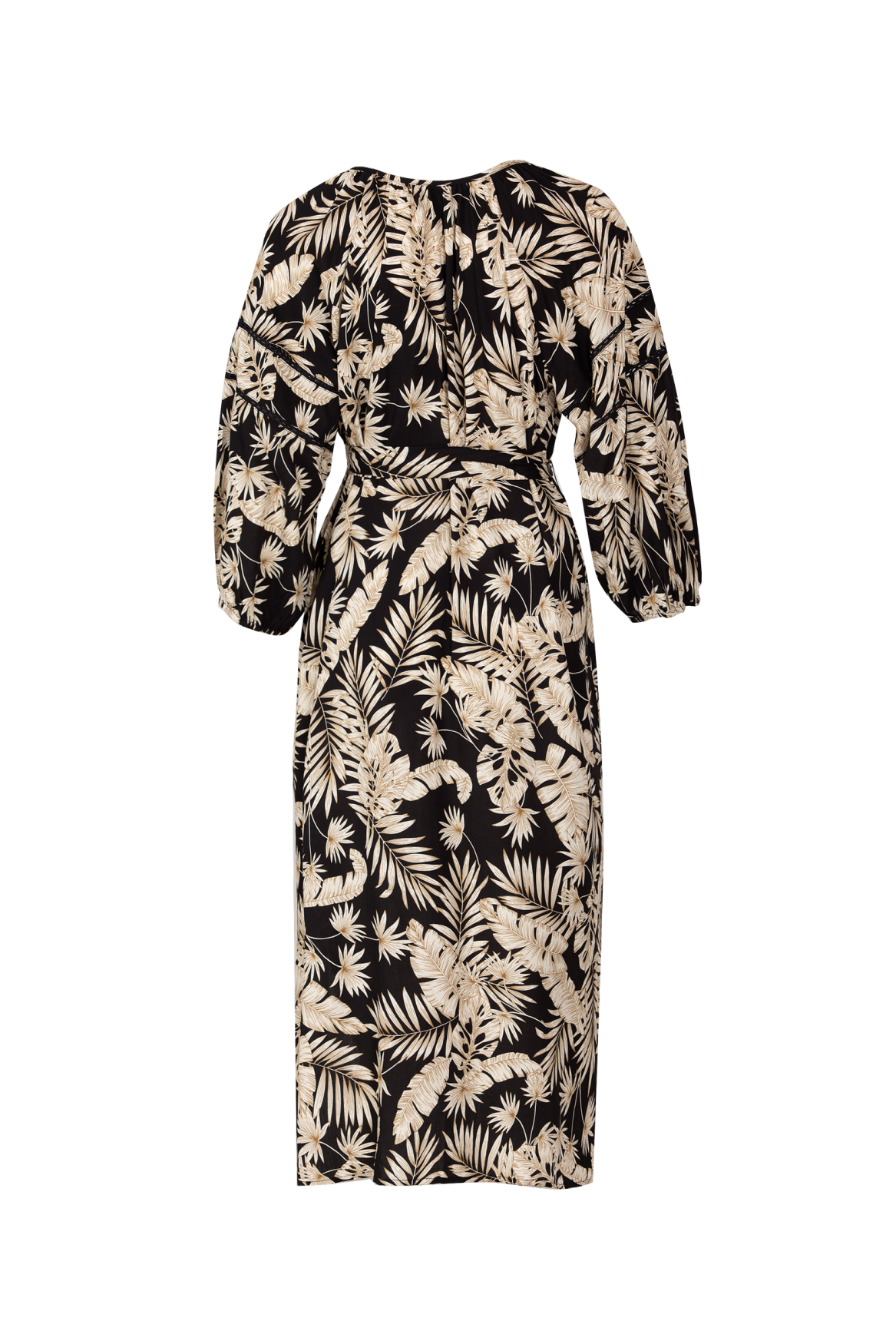Cindy dress | Black/Saharan