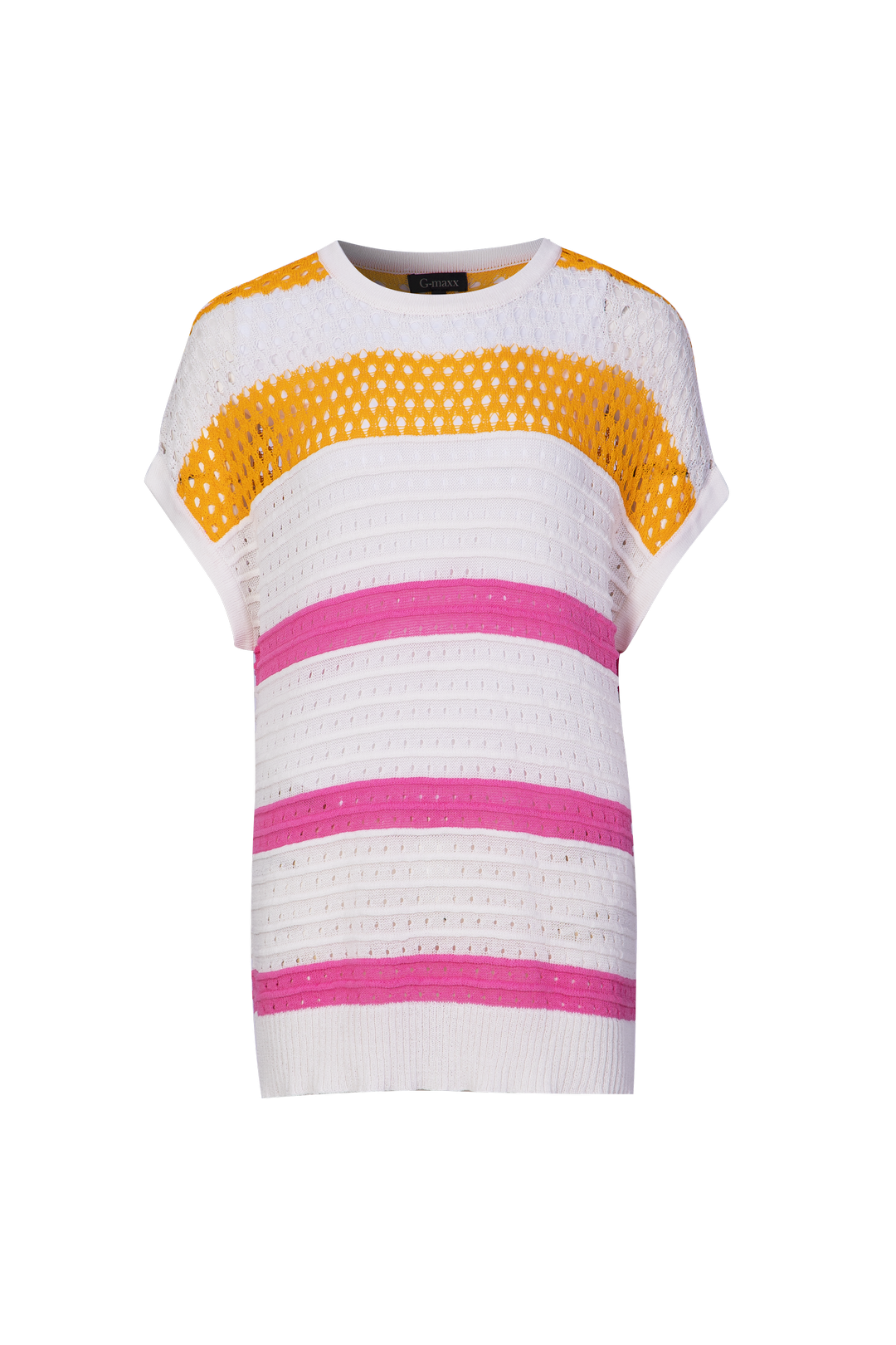 Debbie sweater | Offwhite/Orchid