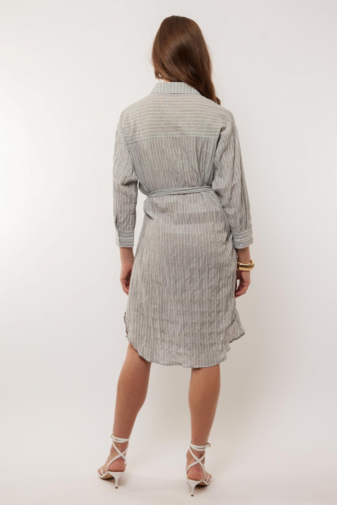 Dagmar dress | Off white/Black