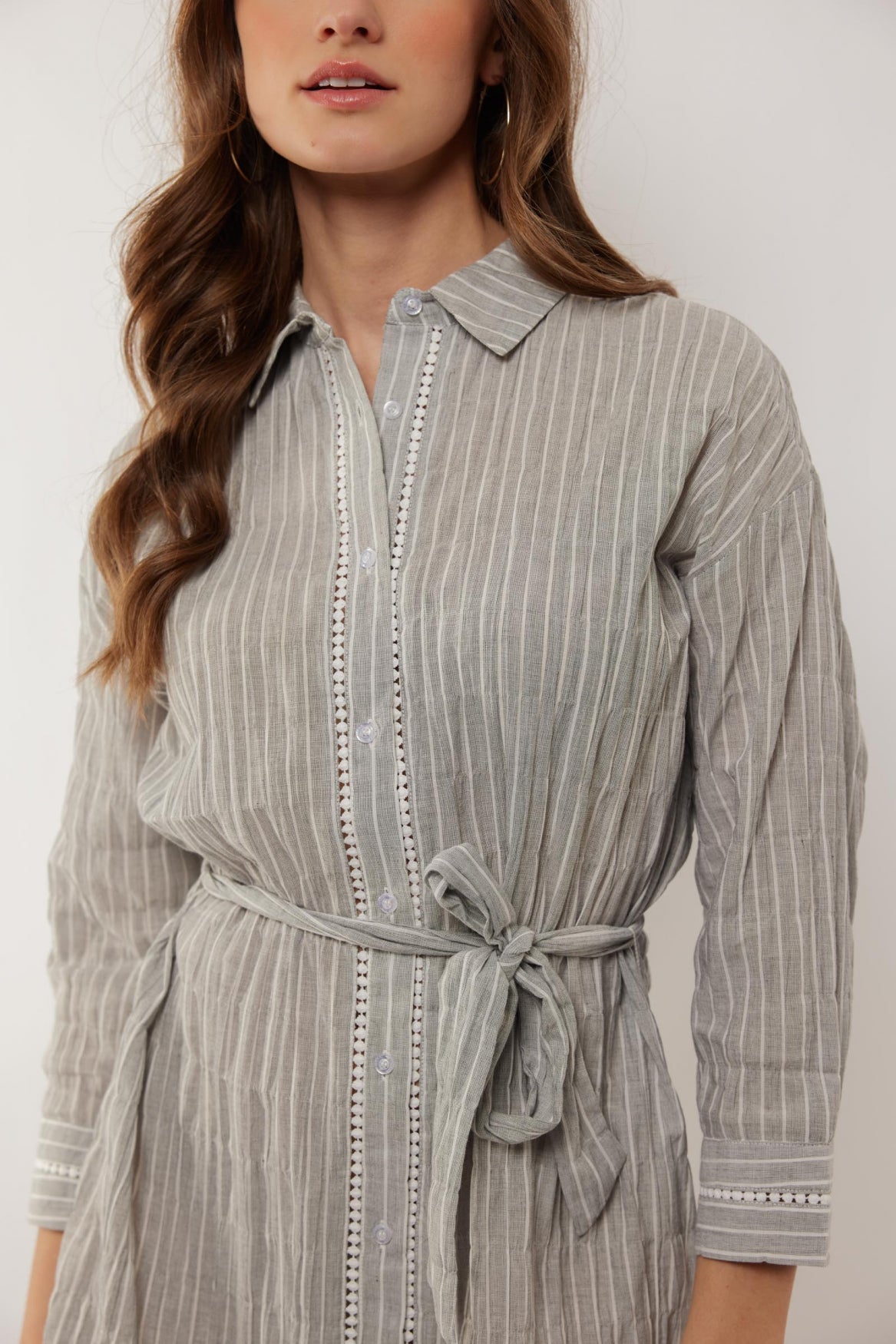 Dagmar dress | Off white/Black