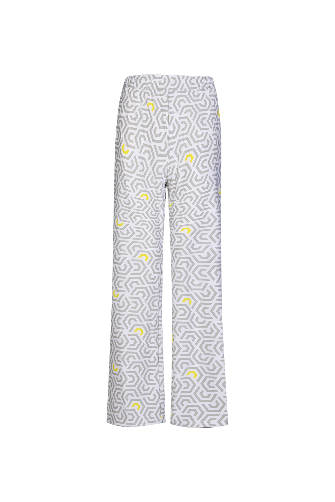 Dafne pants | Off white/Summer Green