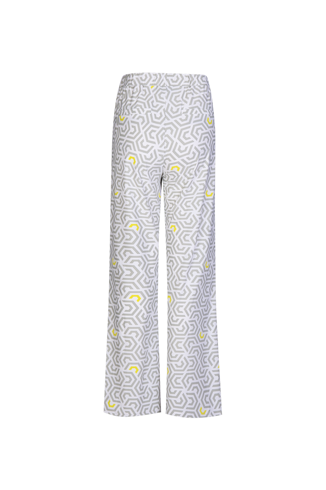 Dafne pants | Off white/Summer Green