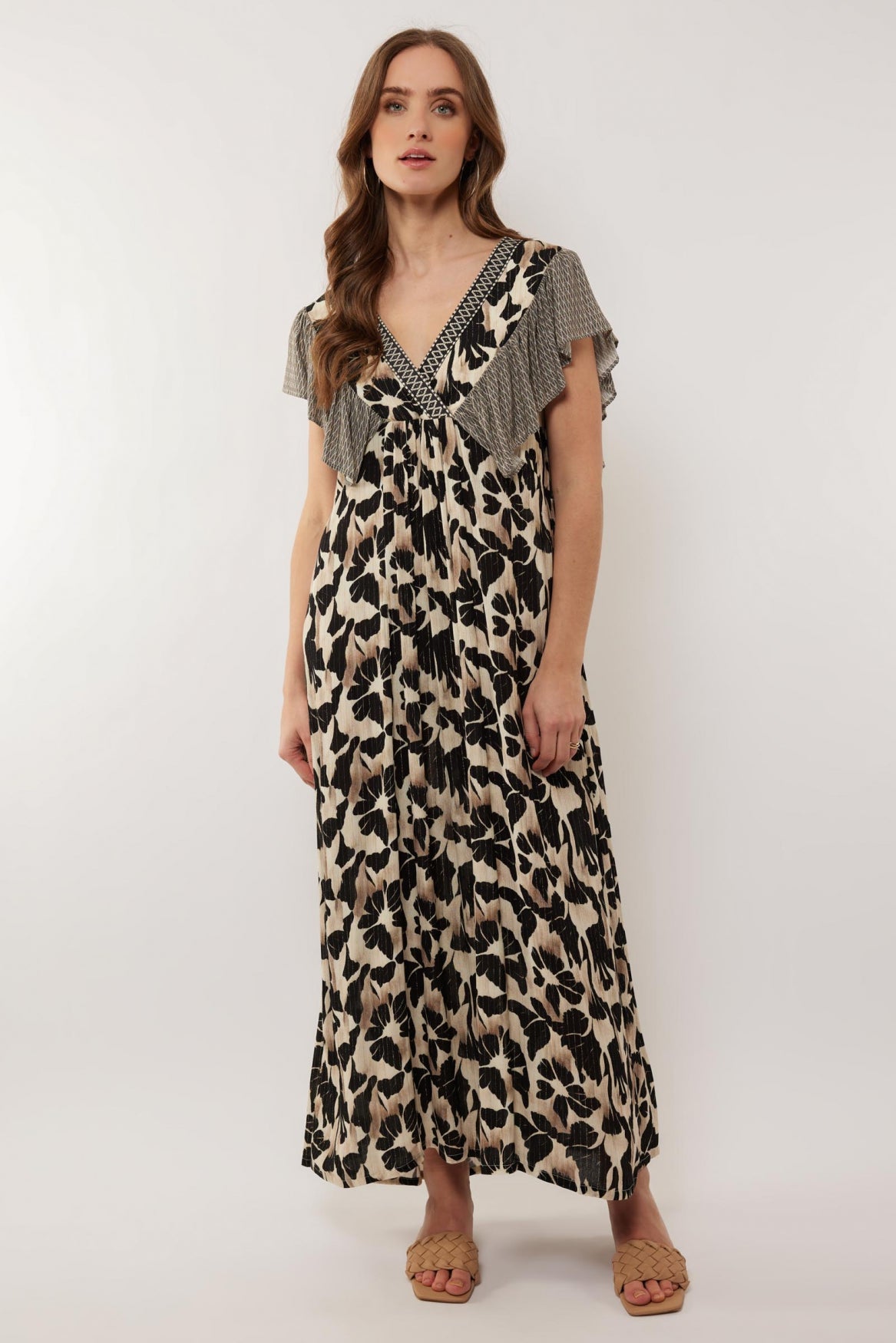 Dide jurk | Sand/Black