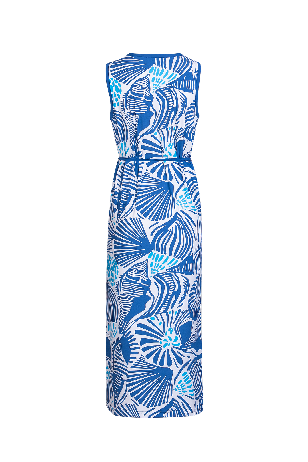 Doutzen dress | Offwhite/Cornflower Blue