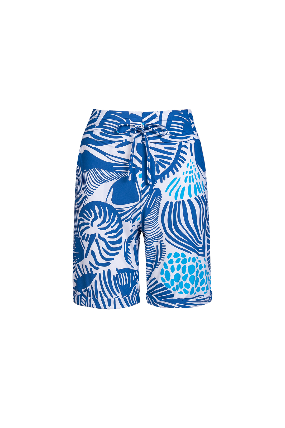 Nadine short | Offwhite/Cornflower Blue