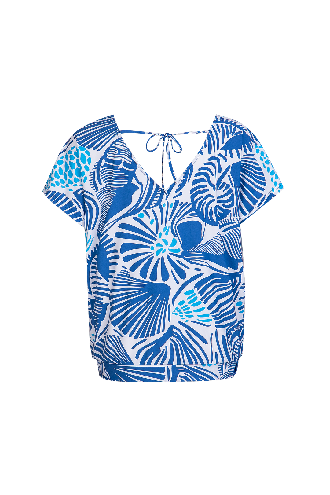 Göttlichkeit oben | Offwhite/Kornblumenblau