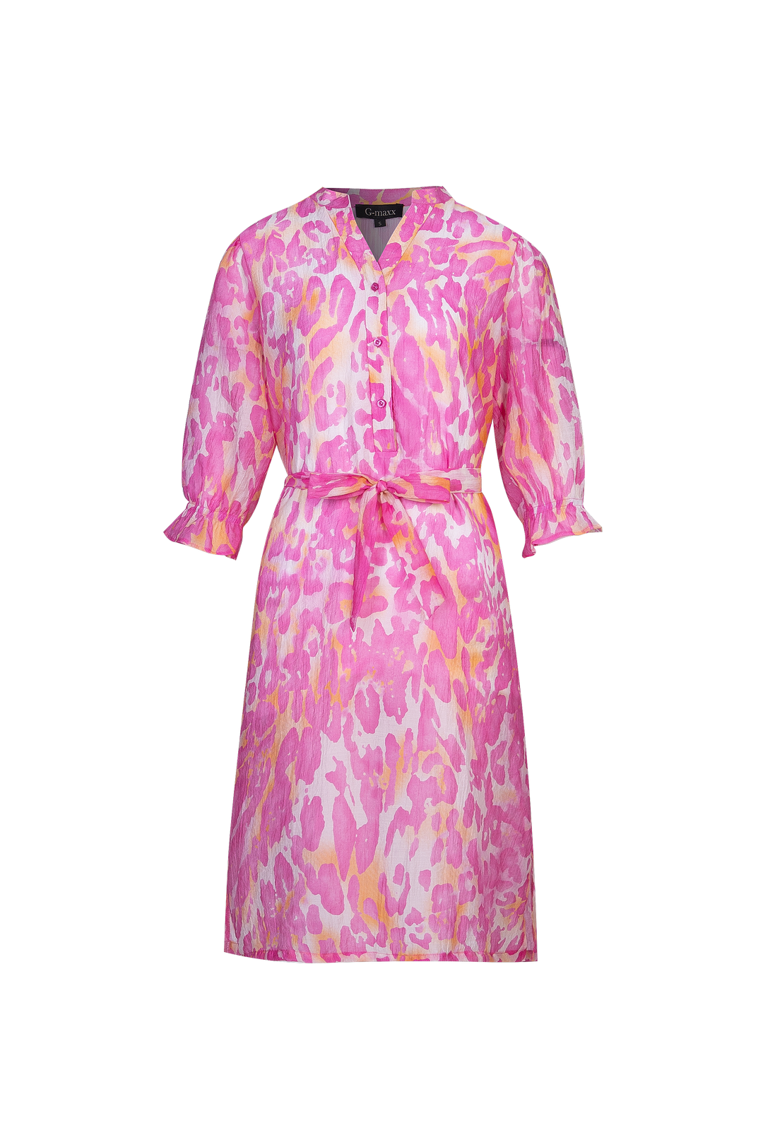 Diara jurk | Sand/Orchid