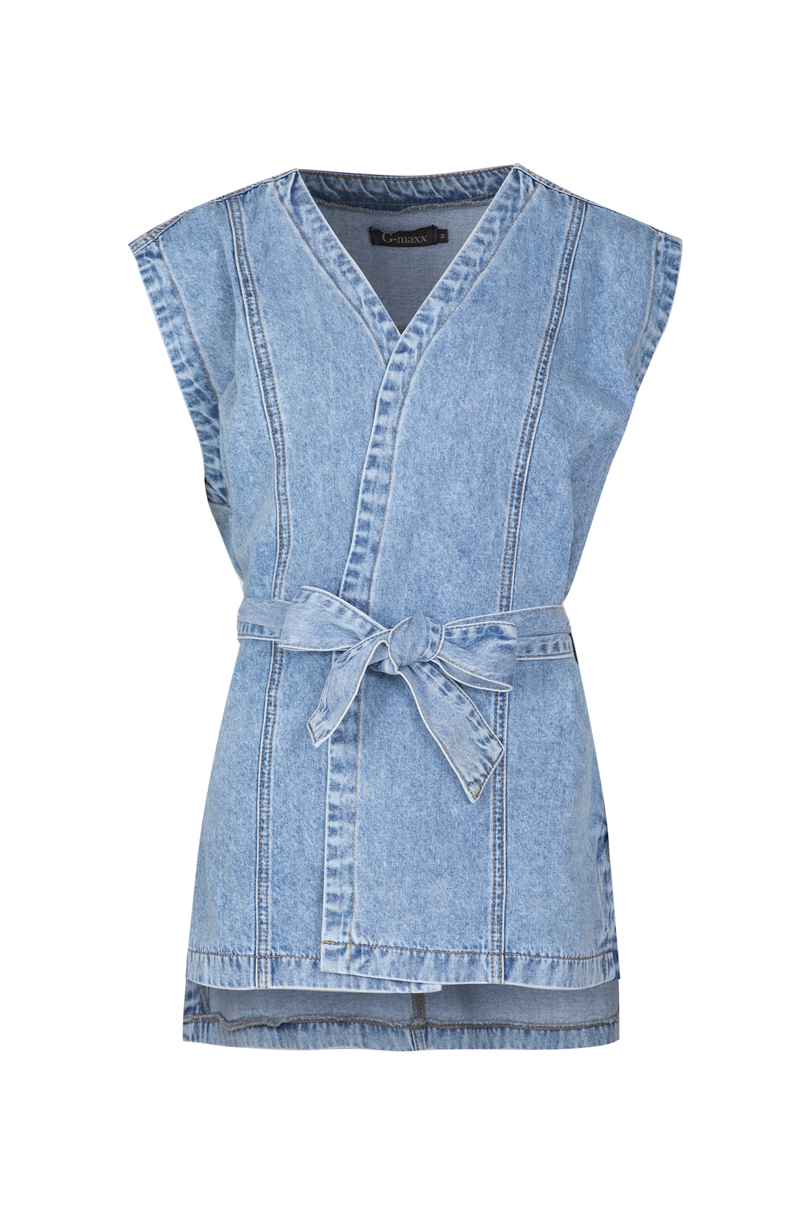 Cherie gilet | Denim Light Blue