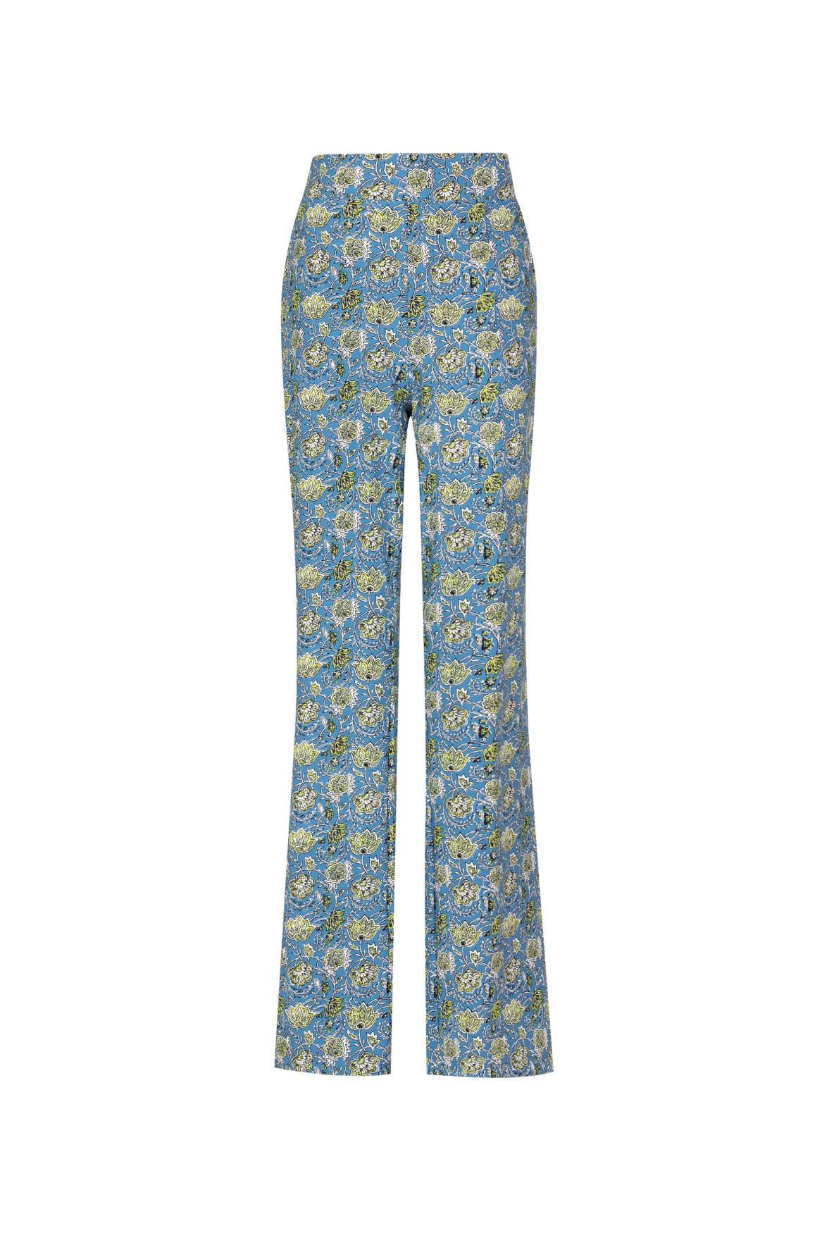 Cailey pants | Cornflower Blue/Yellow Green
