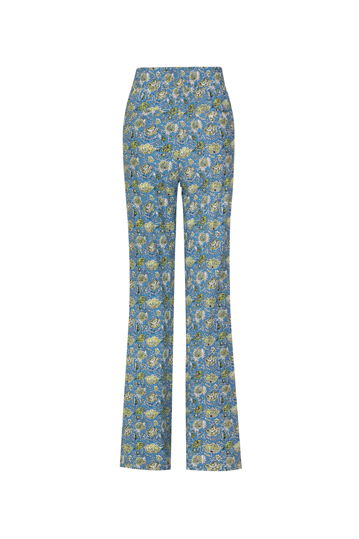 Cailey pants | Cornflower Blue/Yellow Green