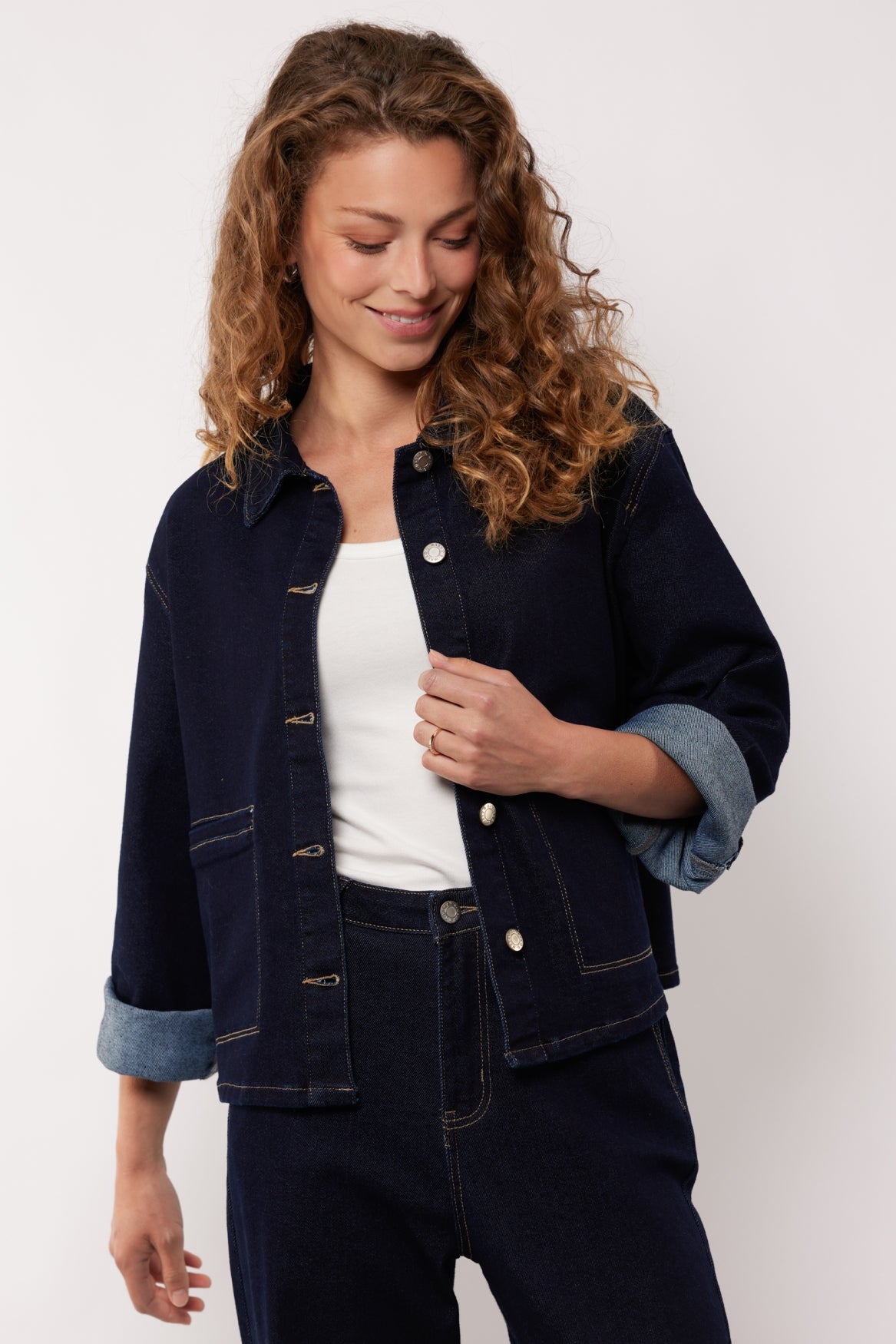 Shalom jacket | Dark Denim