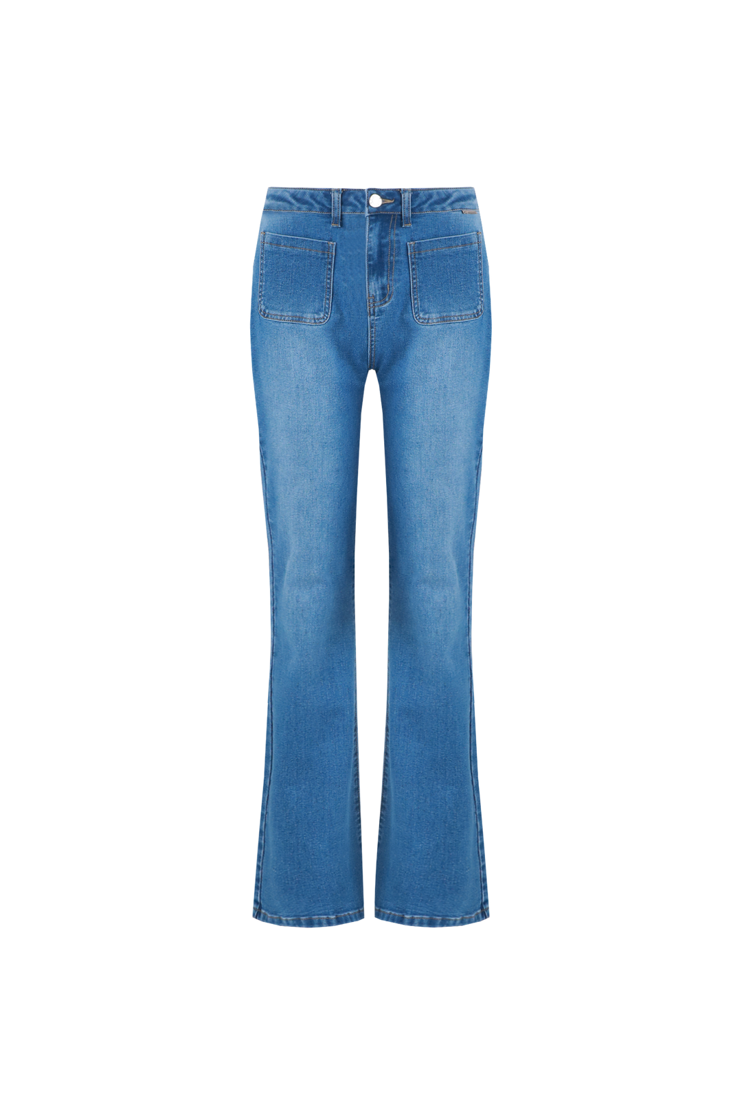 Anushka Hose | Denim Mittelblau