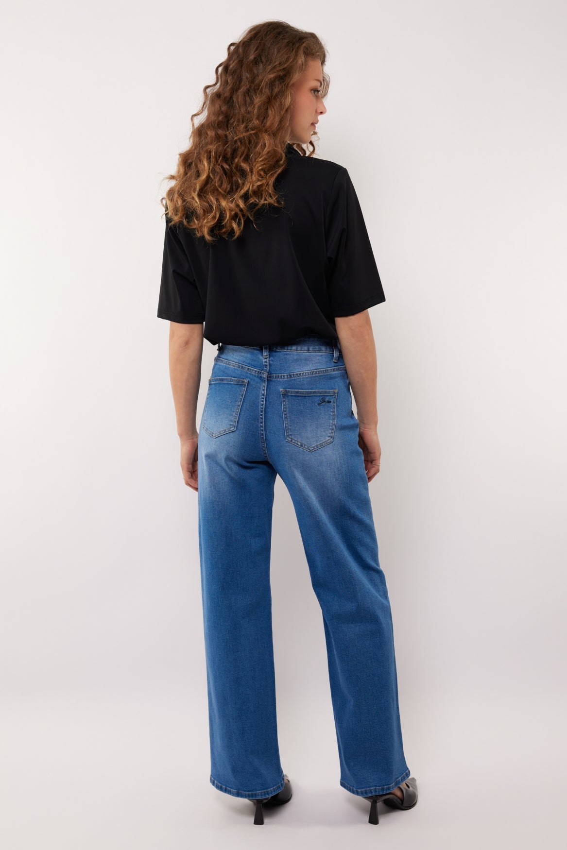 Neona pants | Denim Mid Blue
