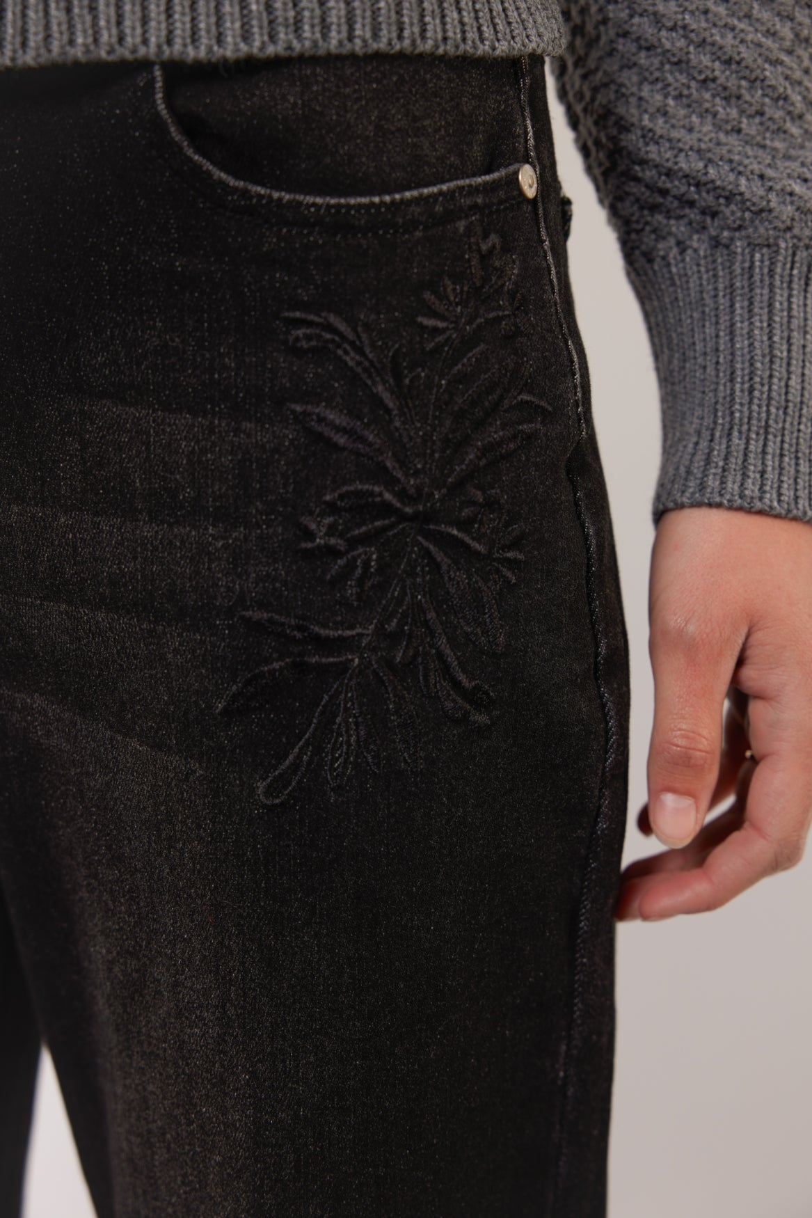 Neona broek | Denim Black