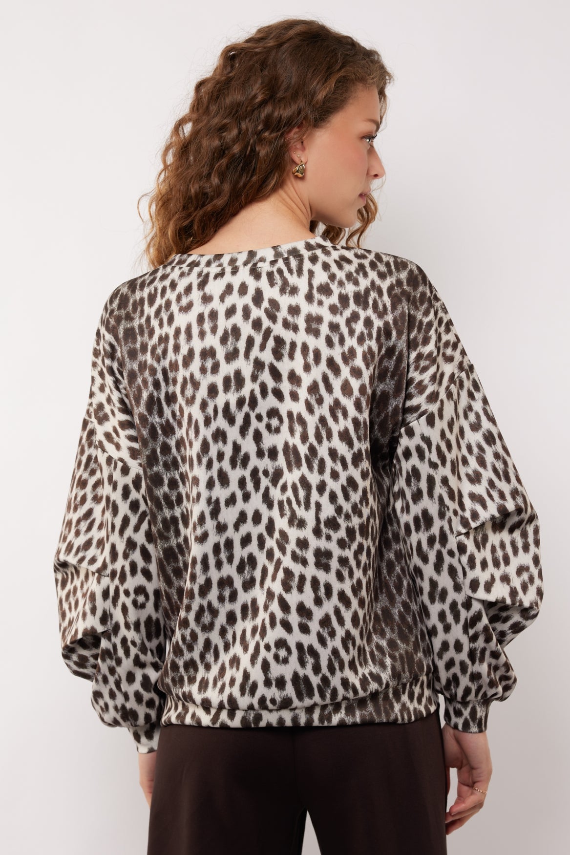 Brittany Top | Sand/Olivgrün