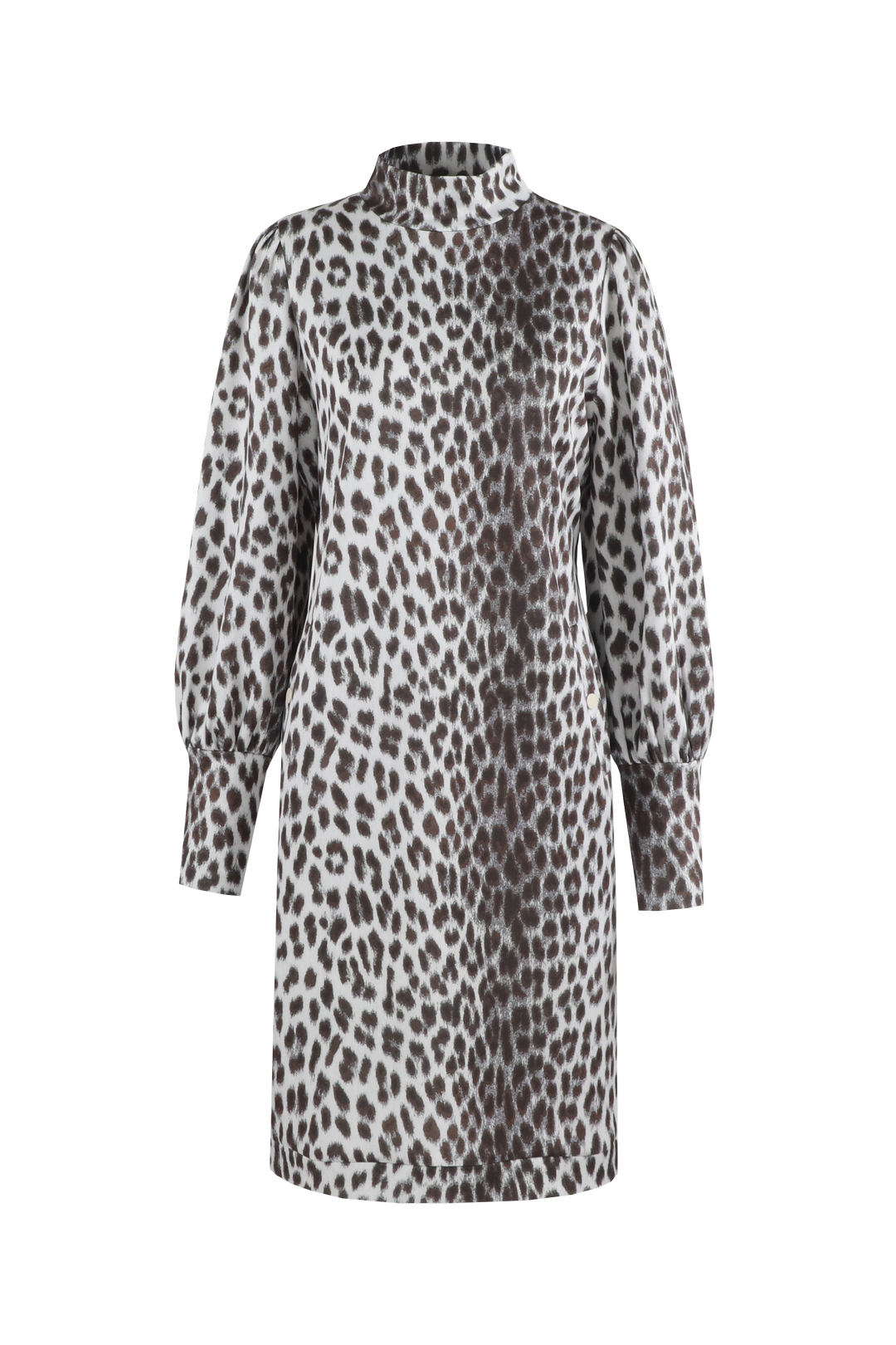 Brandy jurk | Sand/Olive Green