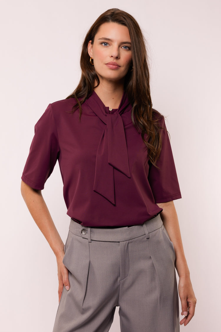 Marlene top | Mauve Wine