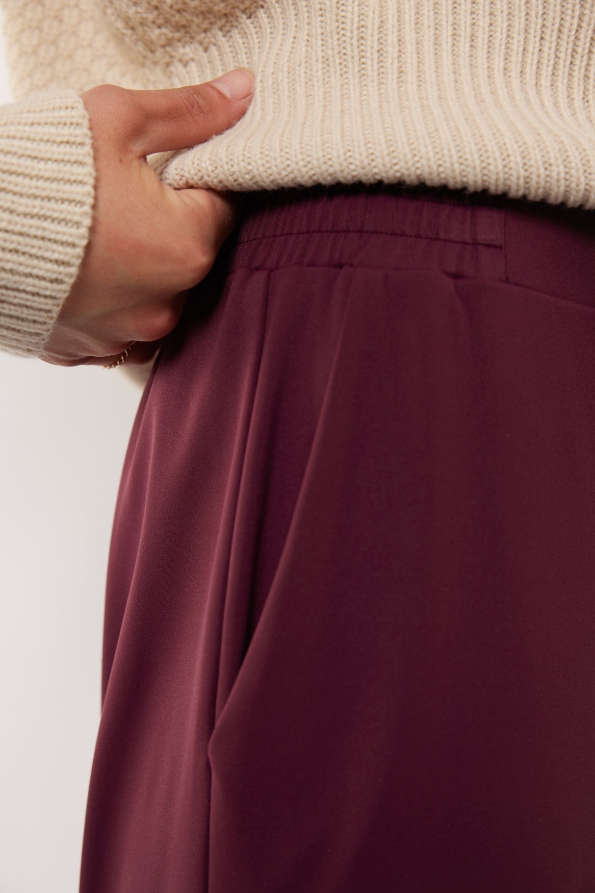 Marbella broek | Mauve Wine