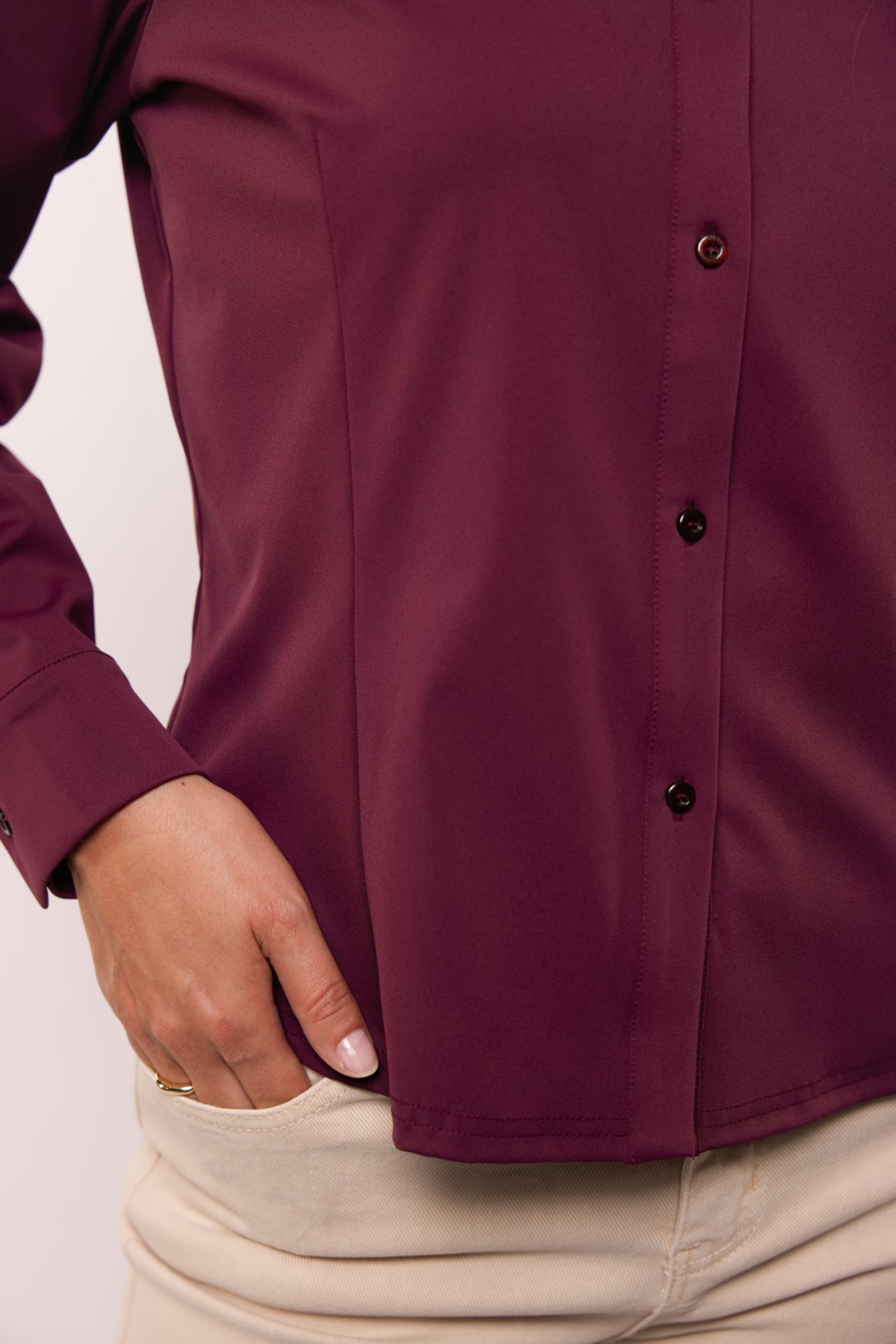Hedy blouse | Mauve Wine