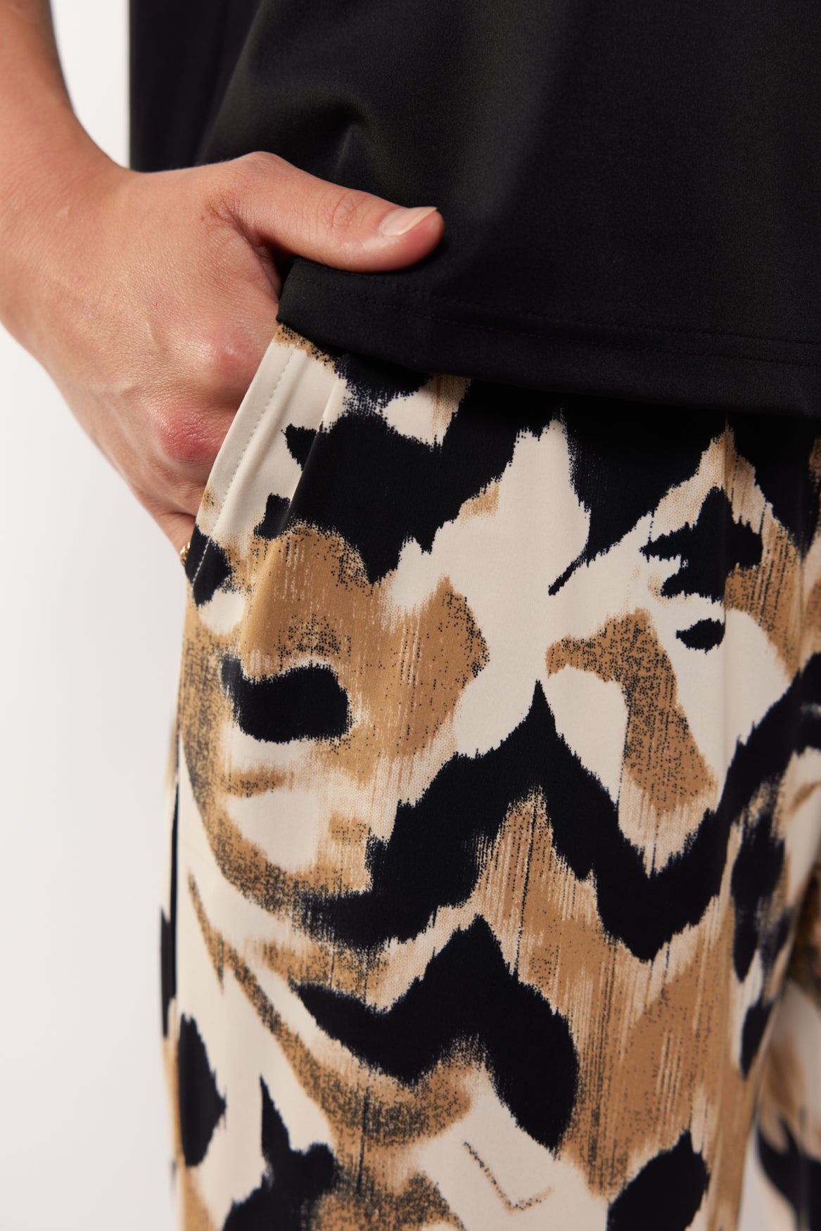 Bindi pants | Light Camel/Black